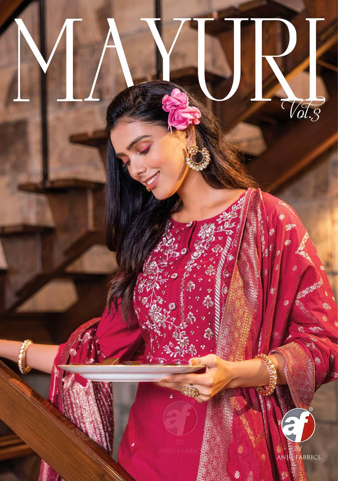 ANJU FABRICS LAUNCH NEW CATALOUGE MAYURI VOL-3 