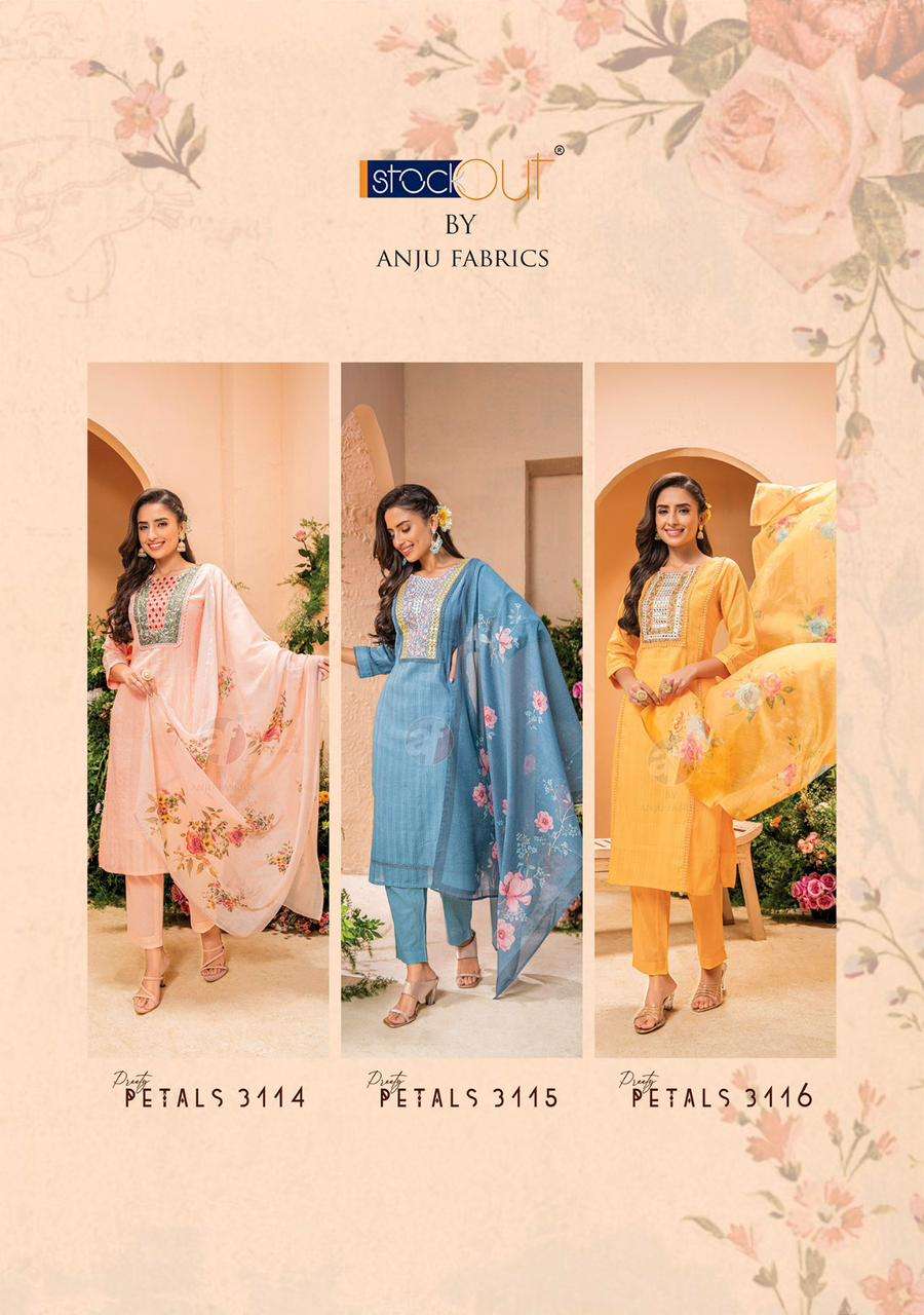 ANJU FABRICS LAUNCH NEW CATALOUGE PREETY PETALS 