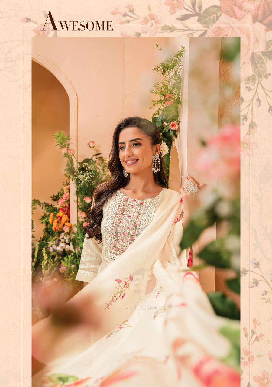 ANJU FABRICS LAUNCH NEW CATALOUGE PREETY PETALS 