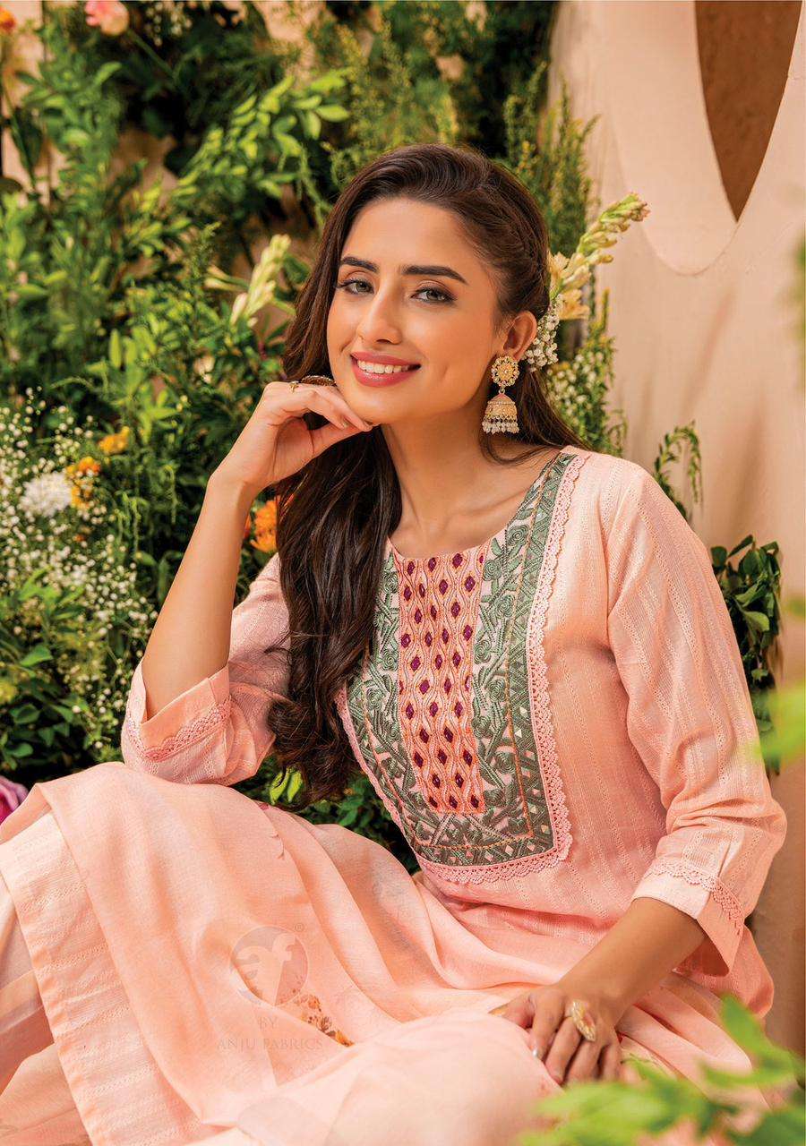 ANJU FABRICS LAUNCH NEW CATALOUGE PREETY PETALS 