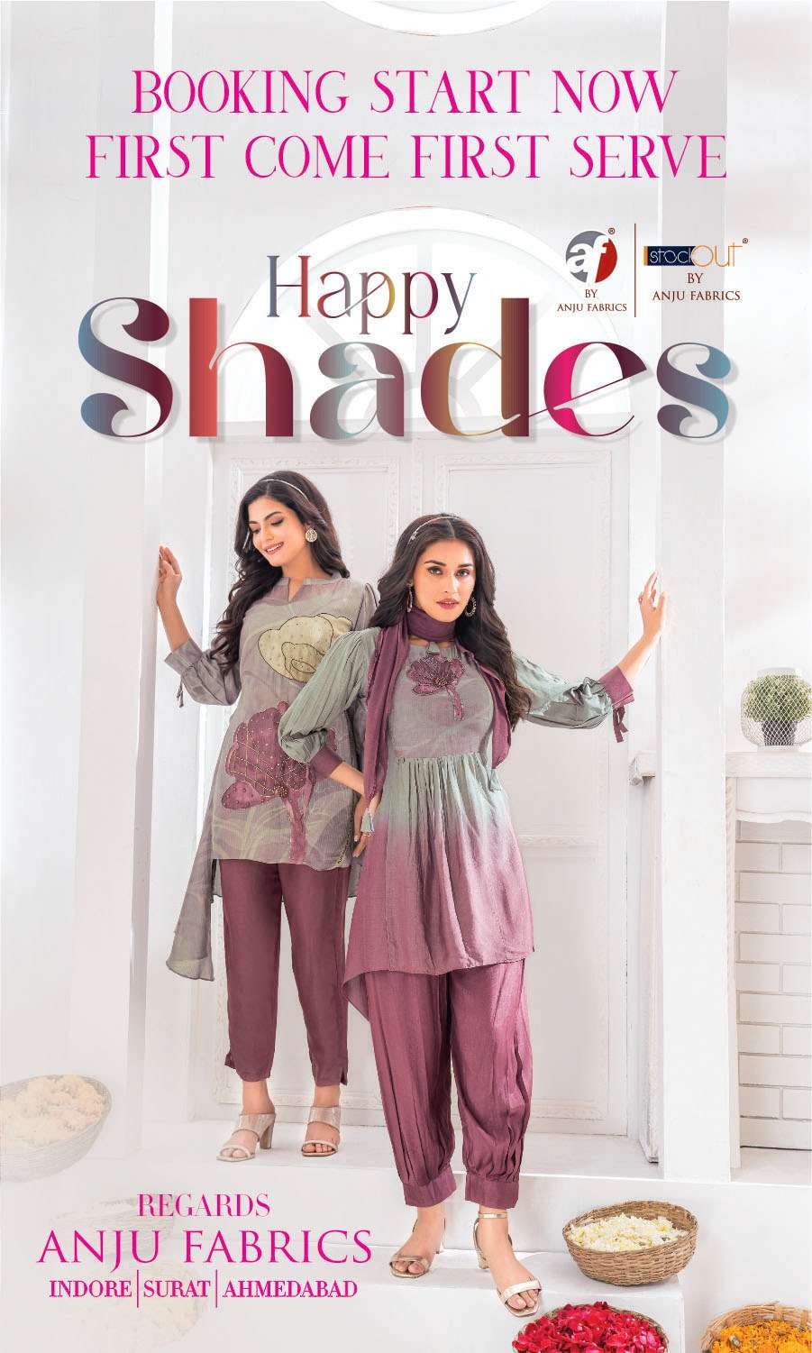 ANJU FABRICS LAUNCH NEW CATLOUG HAPPY SHADES 
