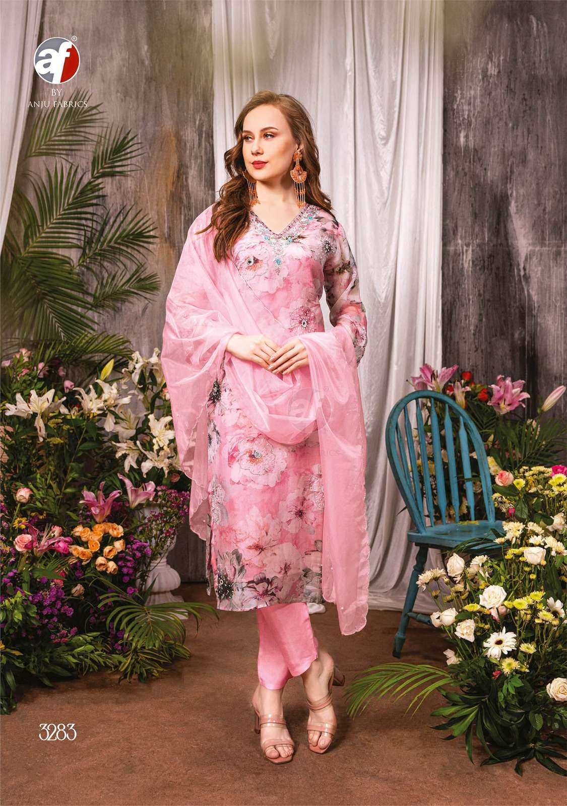 ANJU FABRICS LAUNCH NEW CATLOUG NAZAR VOL-5 3283