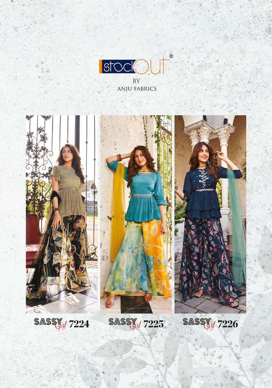 ANJU FABRICS LAUNCH NEW CATLOUG SASSY GIRL VOL-3