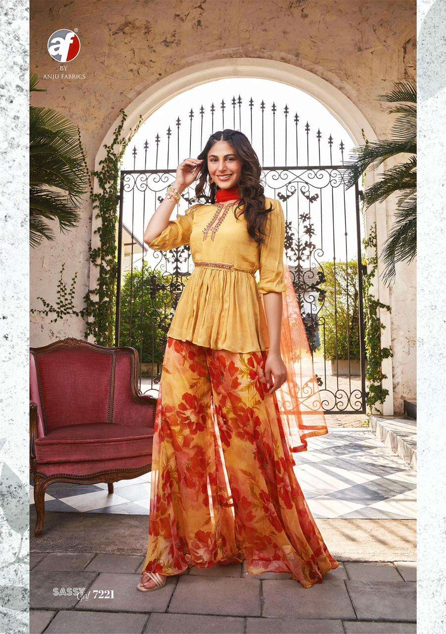 ANJU FABRICS LAUNCH NEW CATLOUG SASSY GIRL VOL-3