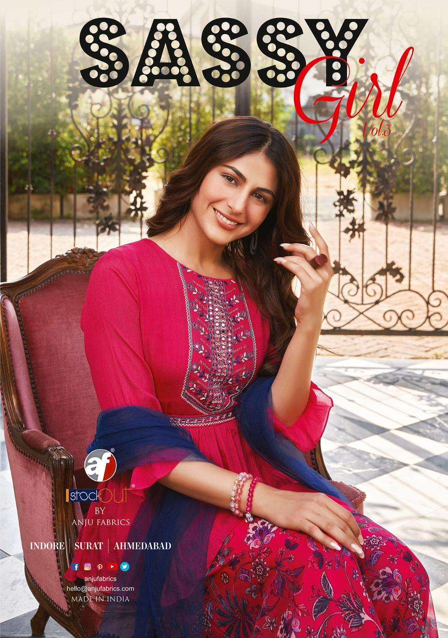ANJU FABRICS LAUNCH NEW CATLOUG SASSY GIRL VOL-3