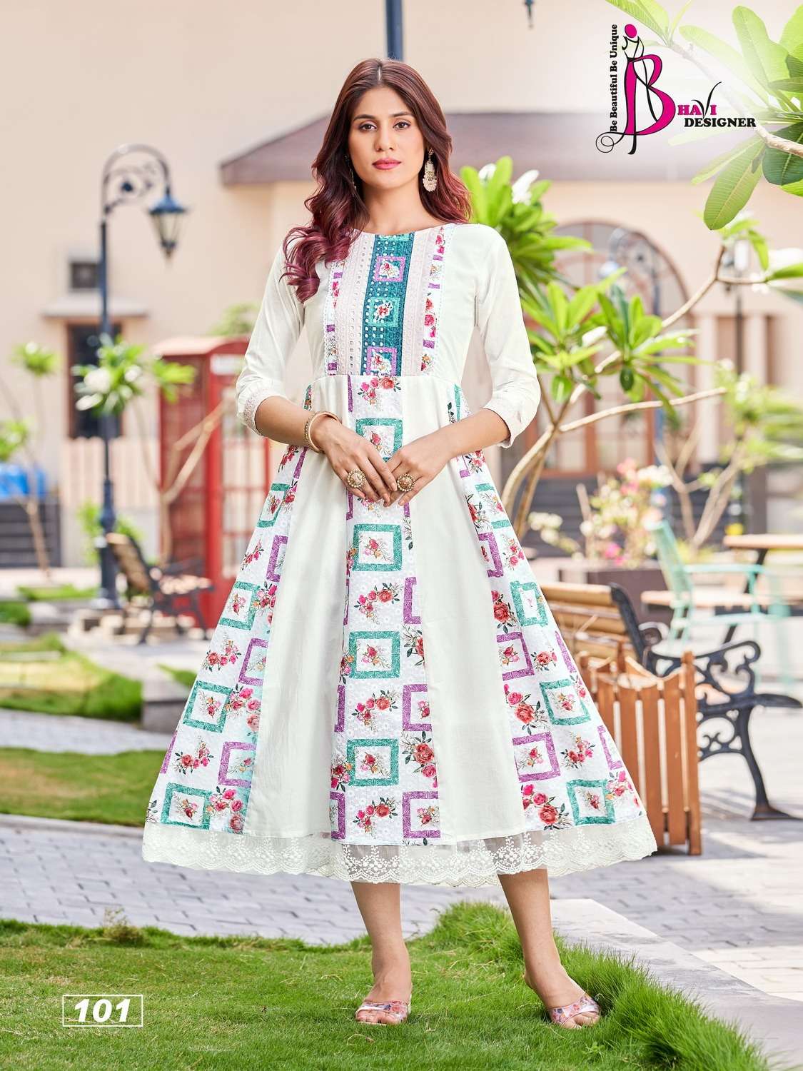 BHAVI DESIGNER PRESENT NEW CATLOUG BREEZE VOL-1 D.NO.101