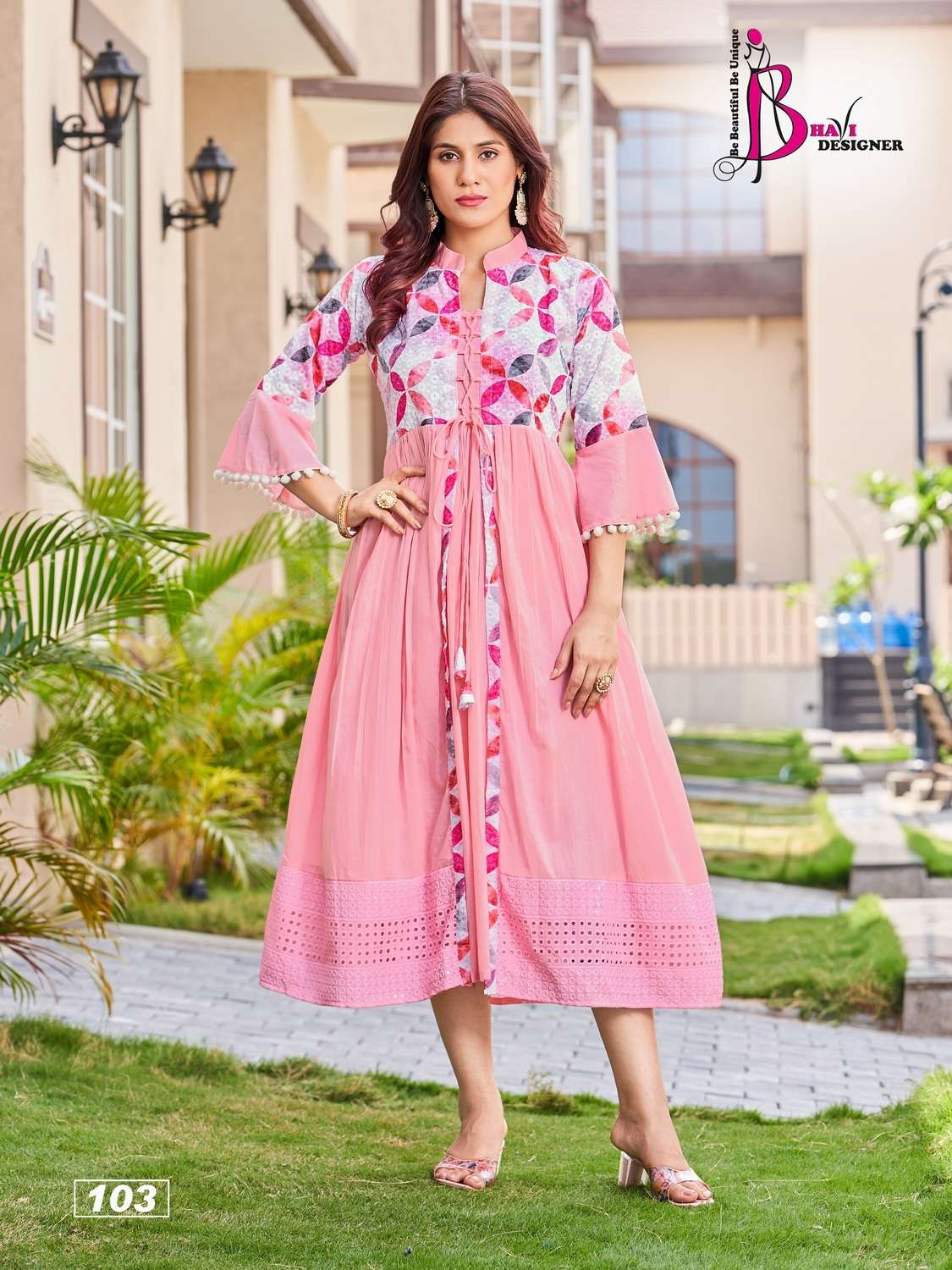 BHAVI DESIGNER PRESENT NEW CATLOUG BREEZE VOL-1 D.NO.103