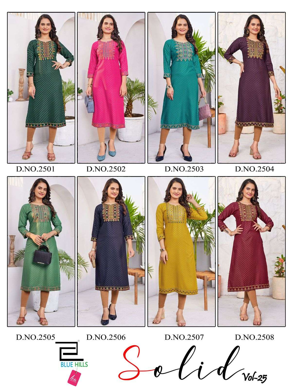 BLUE HILLS INTRODUCE NEW CATLOUG 14KG RAYON KURTI