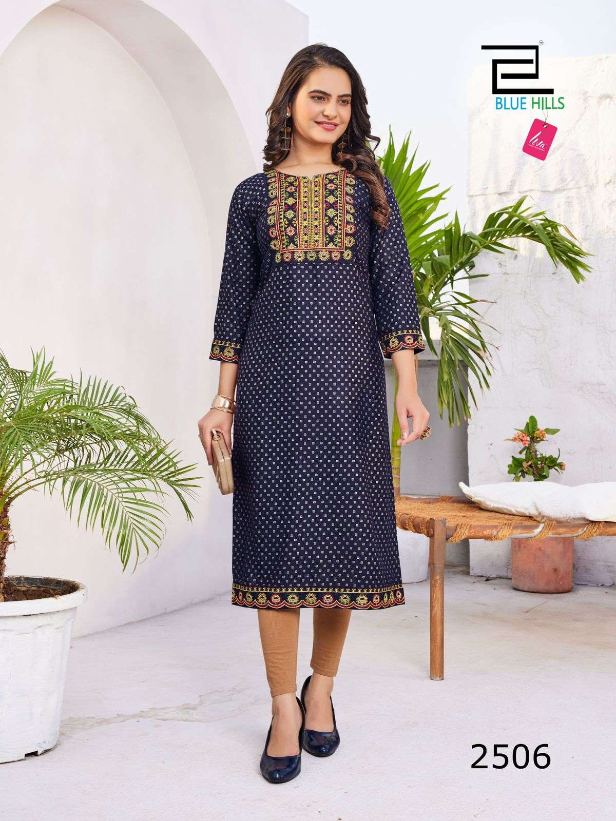 BLUE HILLS INTRODUCE NEW CATLOUG 14KG RAYON KURTI