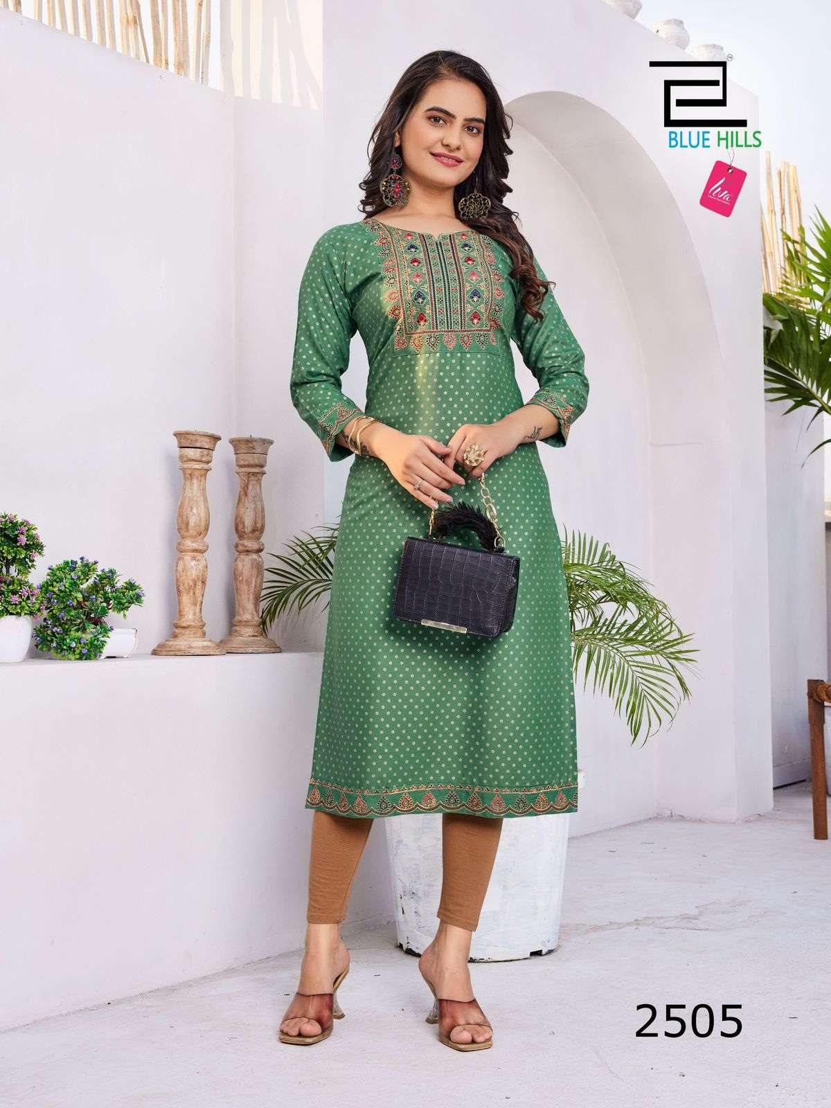 BLUE HILLS INTRODUCE NEW CATLOUG 14KG RAYON KURTI