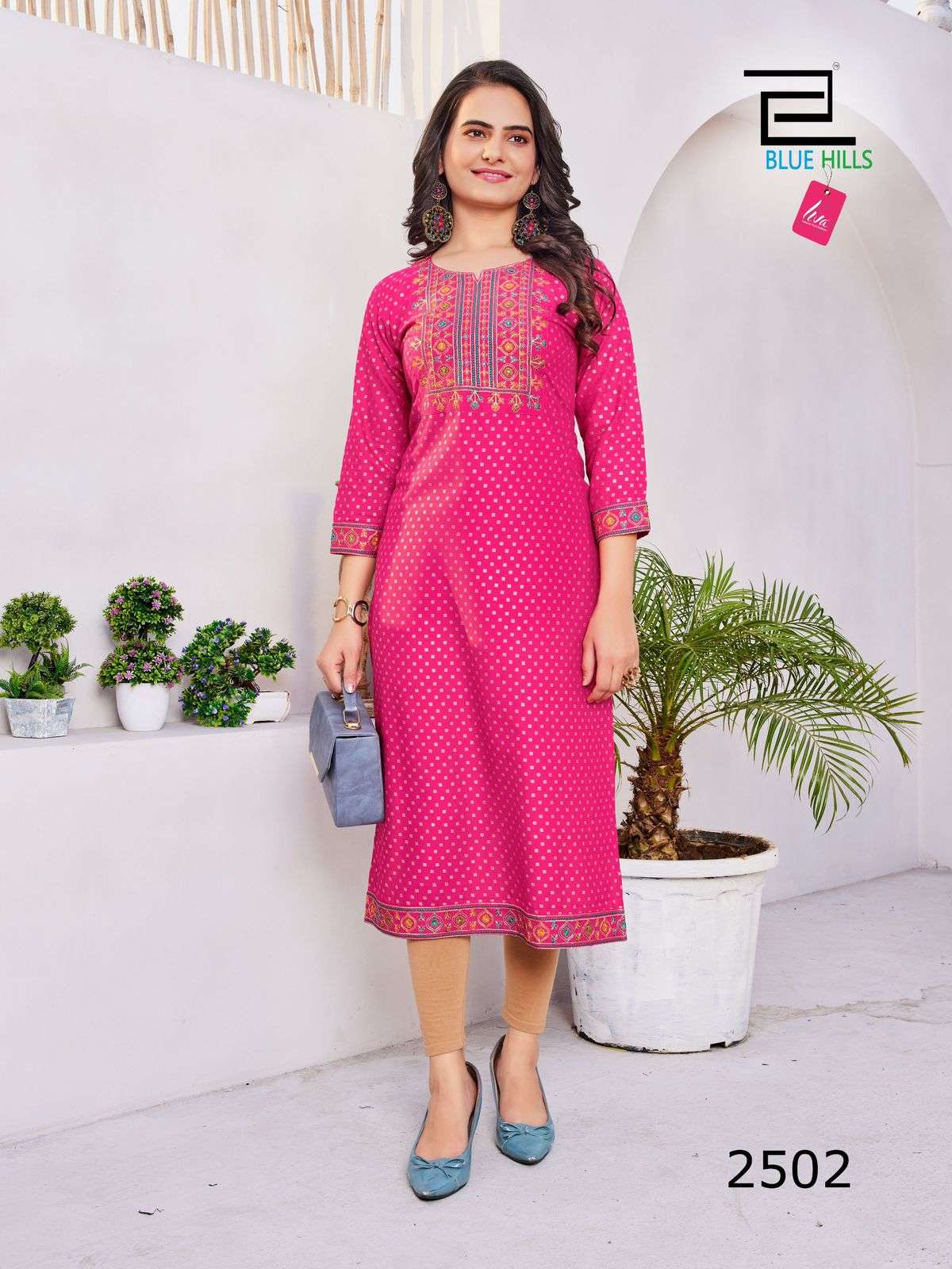 BLUE HILLS INTRODUCE NEW CATLOUG 14KG RAYON KURTI
