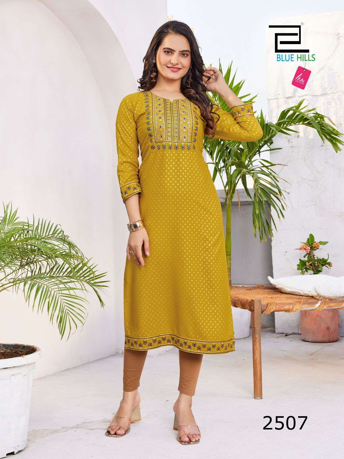 BLUE HILLS INTRODUCE NEW CATLOUG 14KG RAYON KURTI