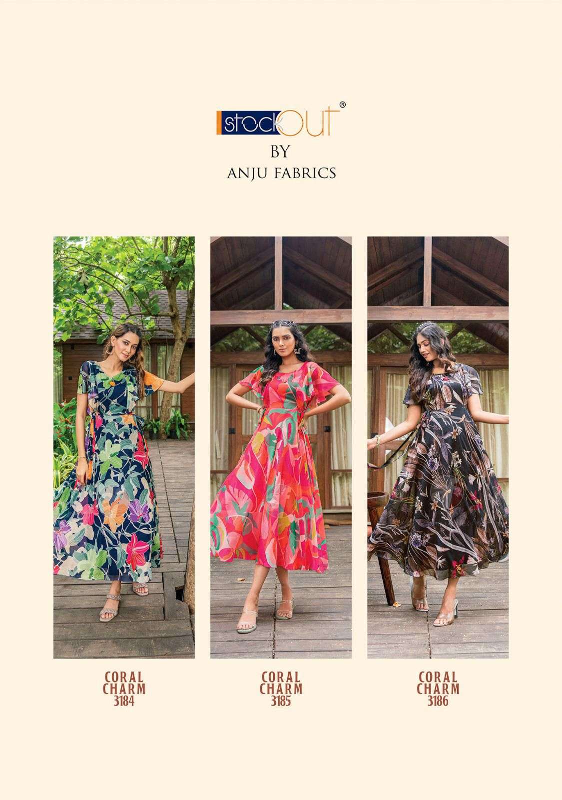 CORAL CHARM VOL 3  NEW COLLECTION BY ANJU FABRICS