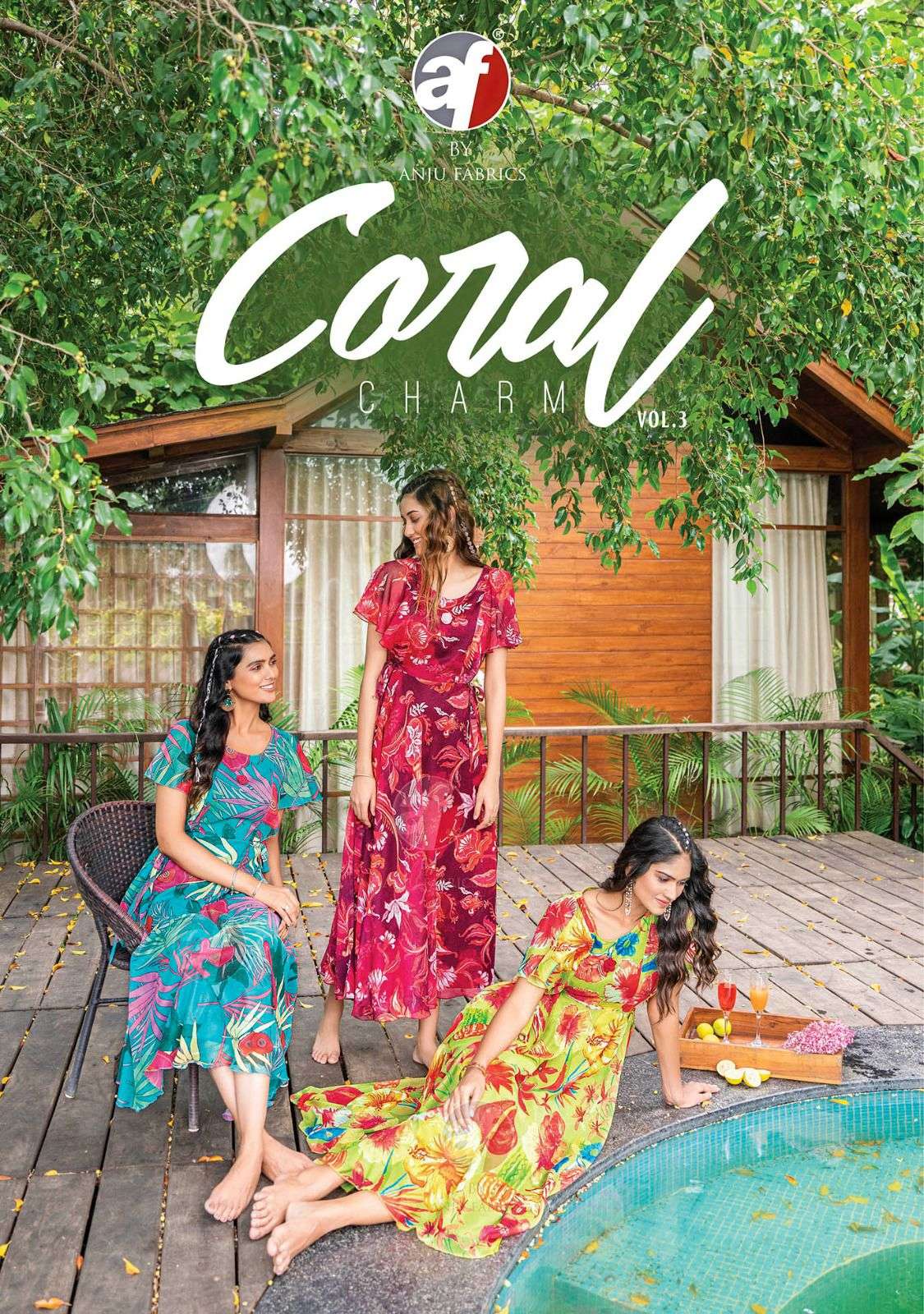 CORAL CHARM VOL 3  NEW COLLECTION BY ANJU FABRICS