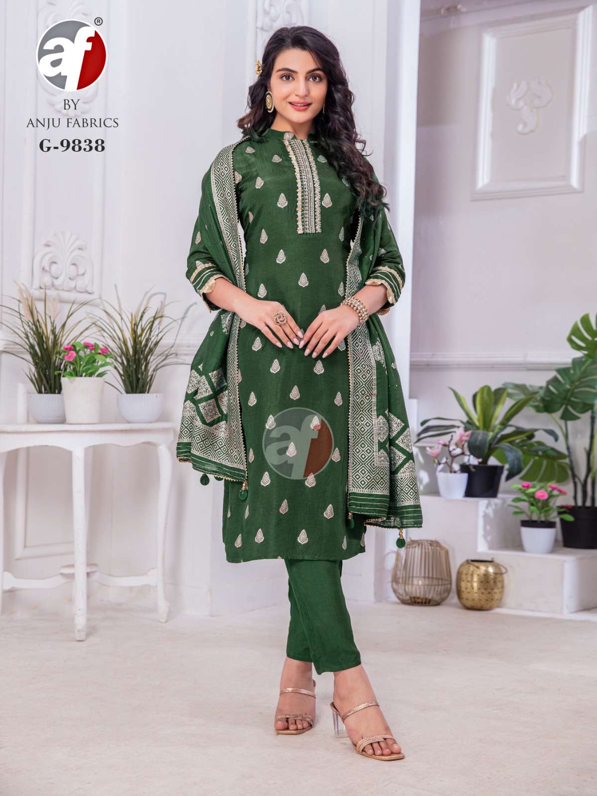 D.NO:-  G-9838 LAUNCH BY ANJU FABRICS 