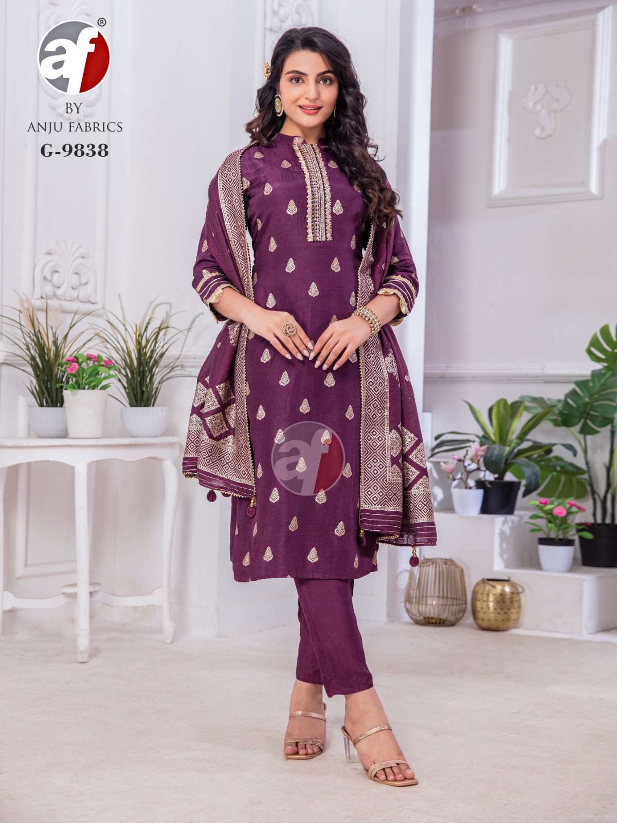 D.NO:-  G-9838 LAUNCH BY ANJU FABRICS 