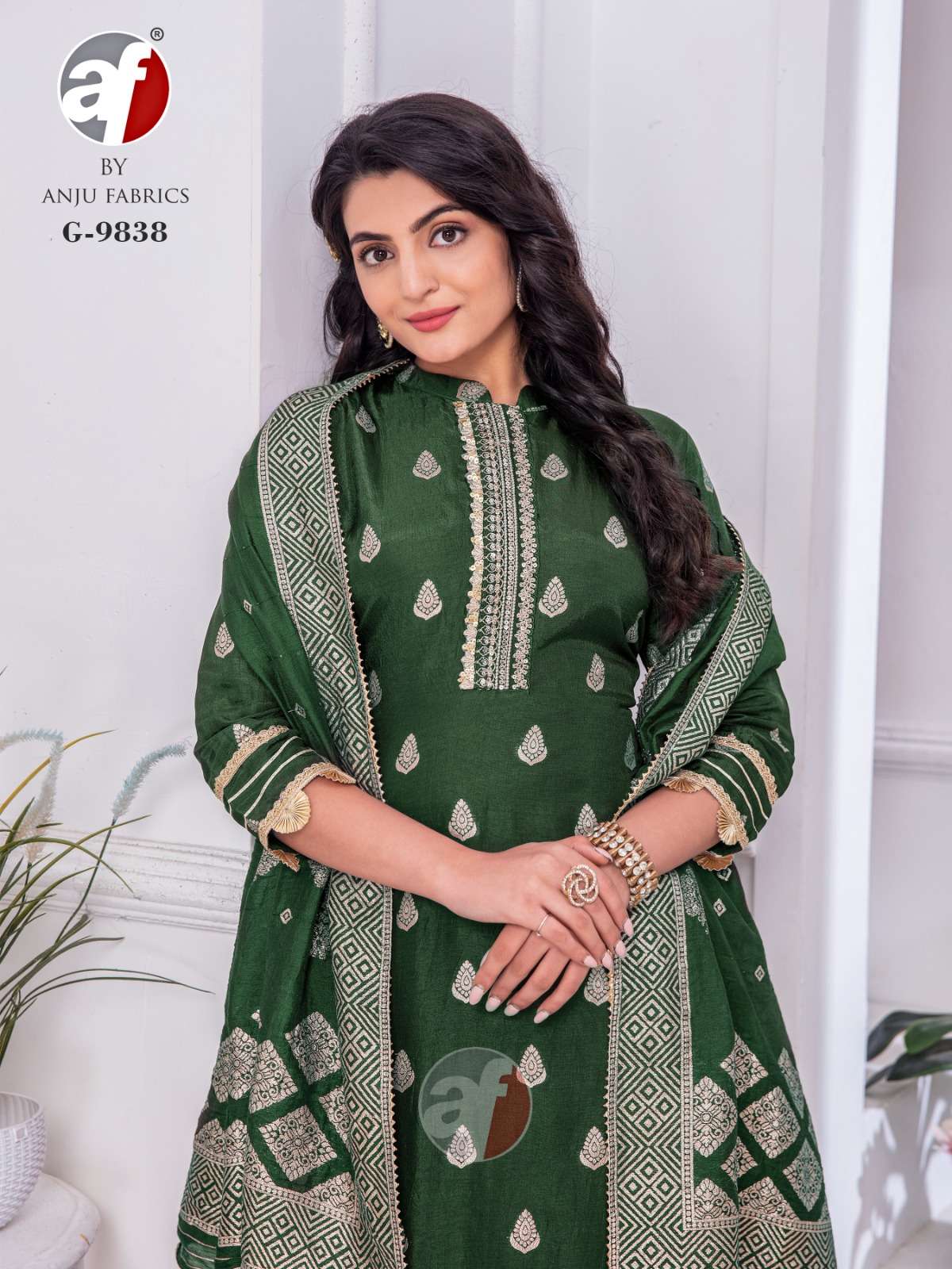 D.NO:-  G-9838 LAUNCH BY ANJU FABRICS 