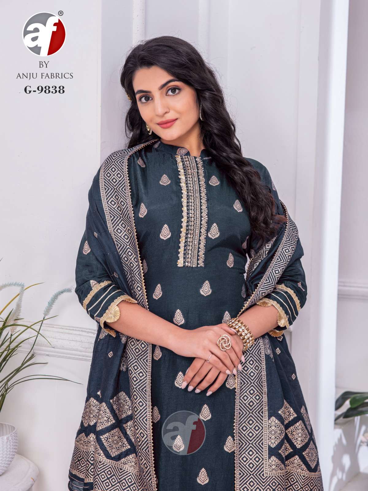 D.NO:-  G-9838 LAUNCH BY ANJU FABRICS 