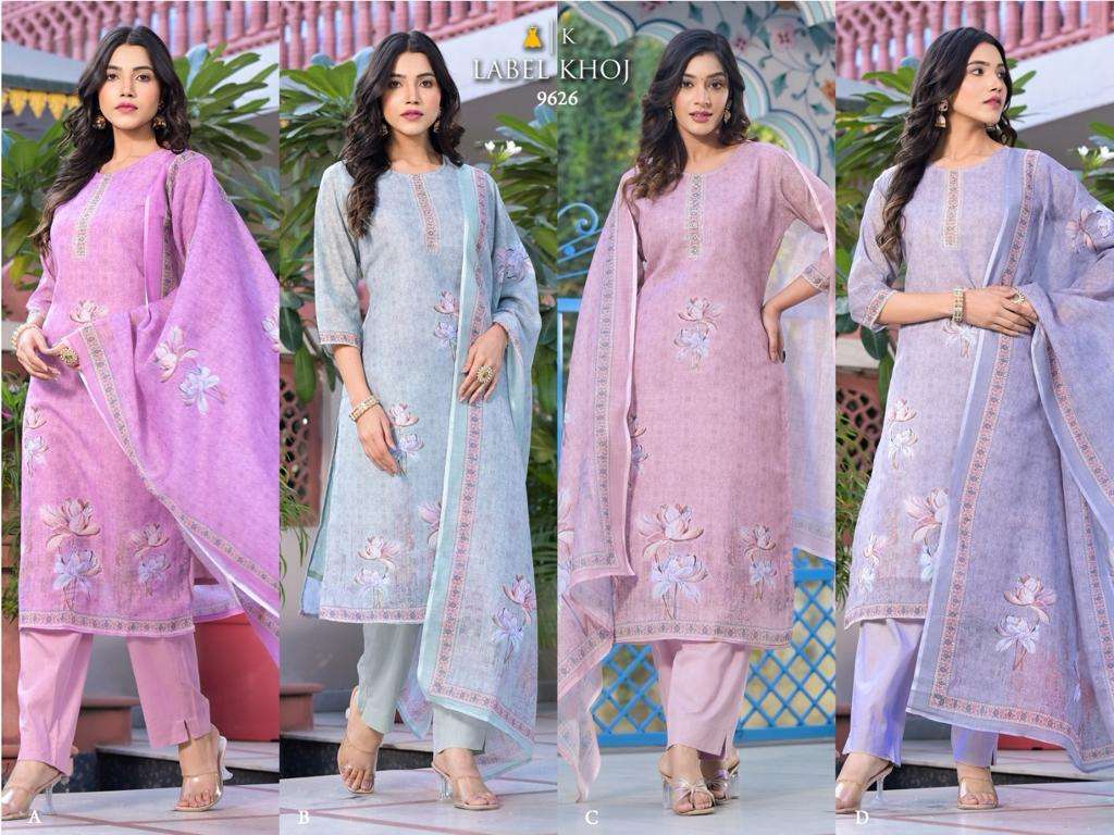 DESIGN NO. 9626 LAUNCH BY LABEL KHOJ 
