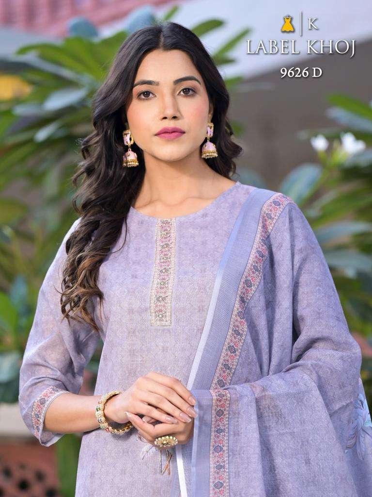 DESIGN NO. 9626 LAUNCH BY LABEL KHOJ 