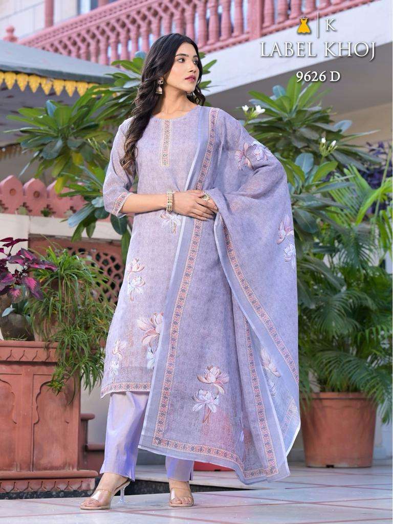 DESIGN NO. 9626 LAUNCH BY LABEL KHOJ 