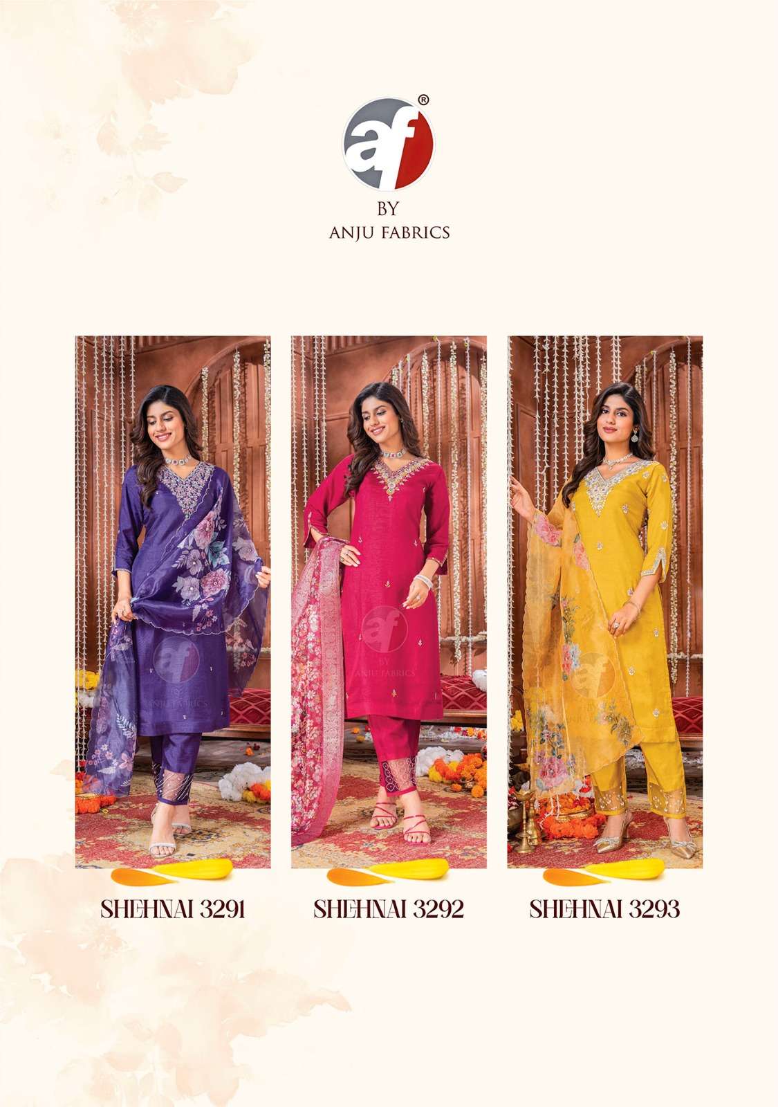 LAUNCHING NEW COLLECTION SHEHNAI VOL 6 BY ANJU FABRICS 