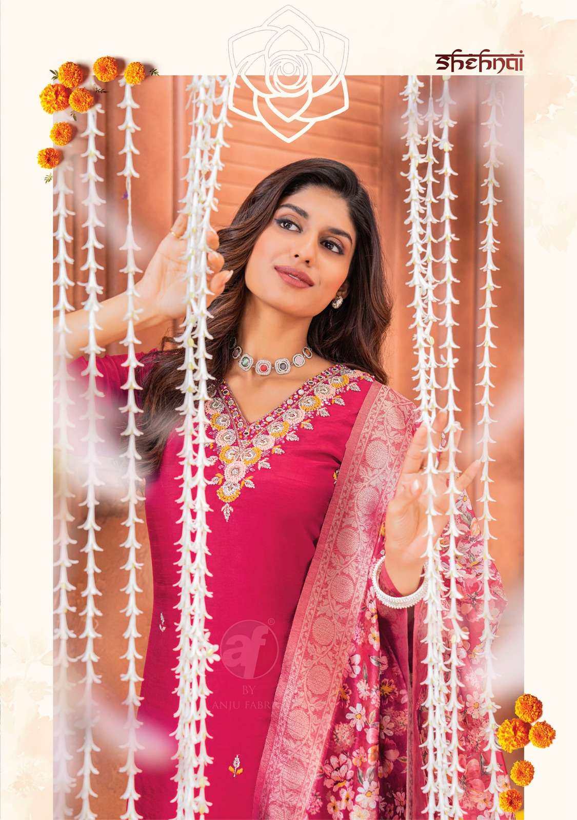 LAUNCHING NEW COLLECTION SHEHNAI VOL 6 BY ANJU FABRICS 