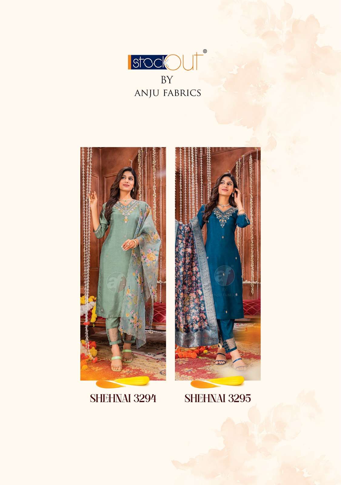 LAUNCHING NEW COLLECTION SHEHNAI VOL 6 BY ANJU FABRICS 