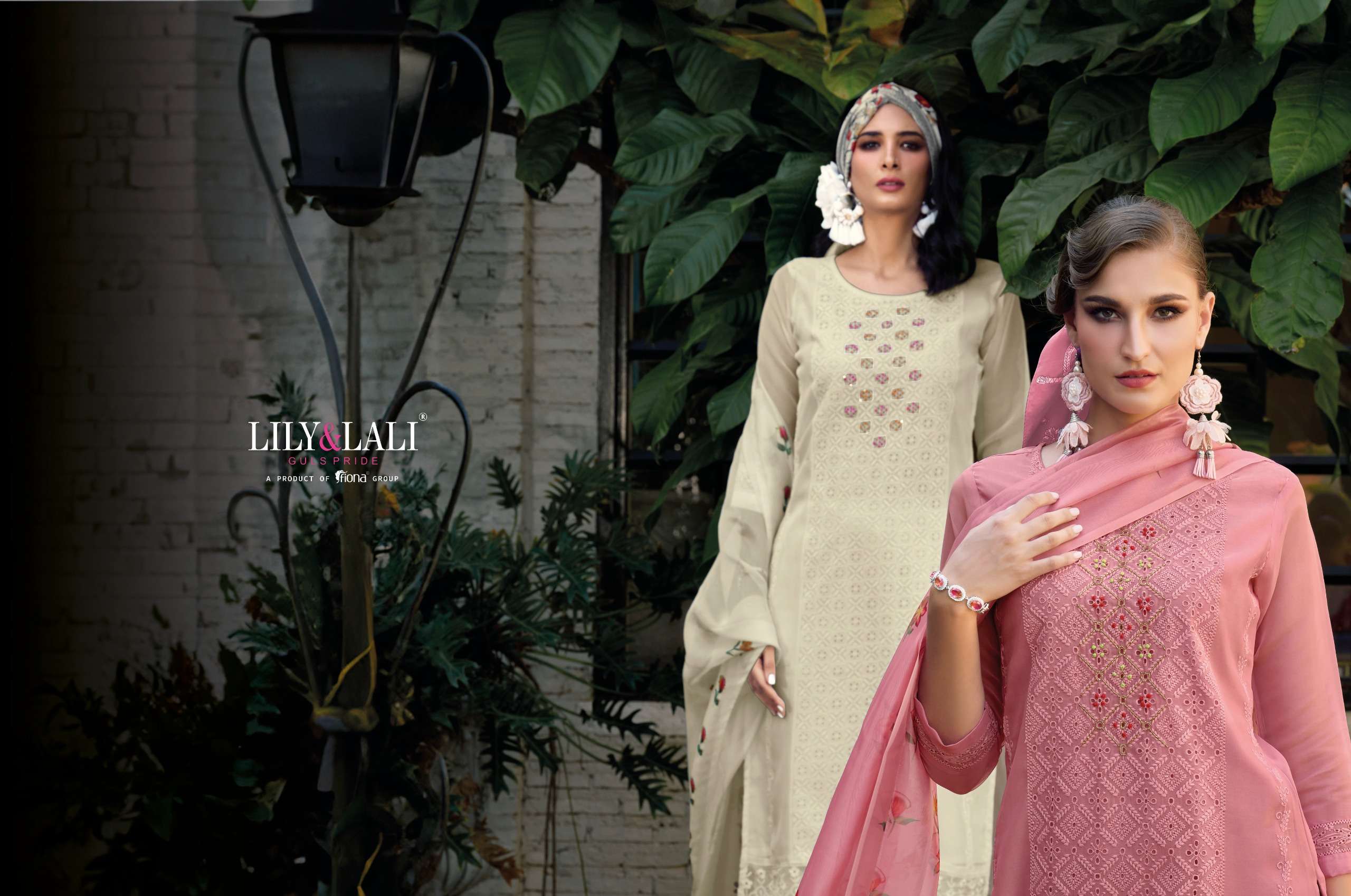 LILY & LALI PRESENTS NEW CATALOUG CHIKANKARI ORGANZA 