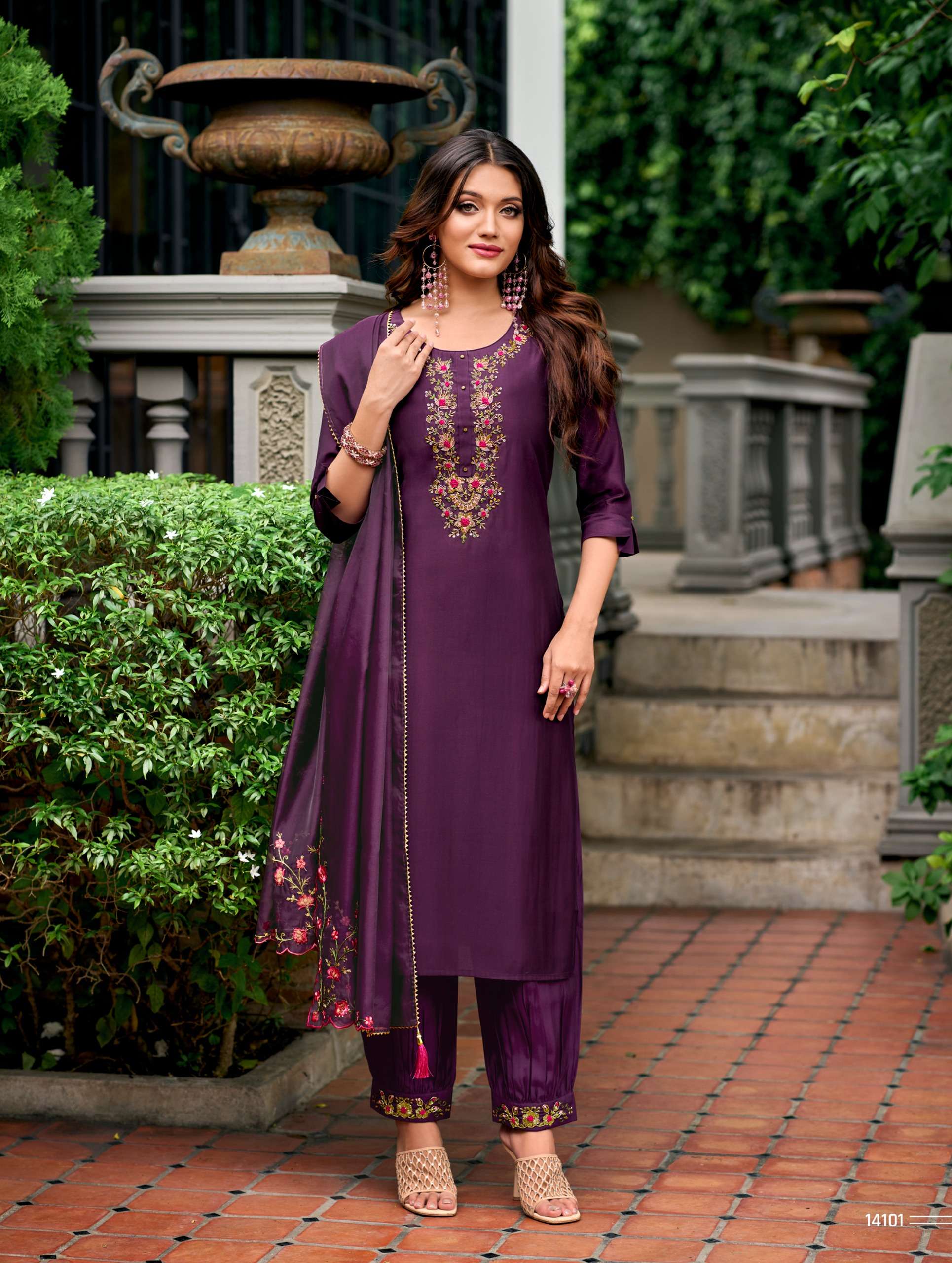 LILY &LALI PRESENTS NEW CATLOUG AFGHANI DESIGN NO.14101