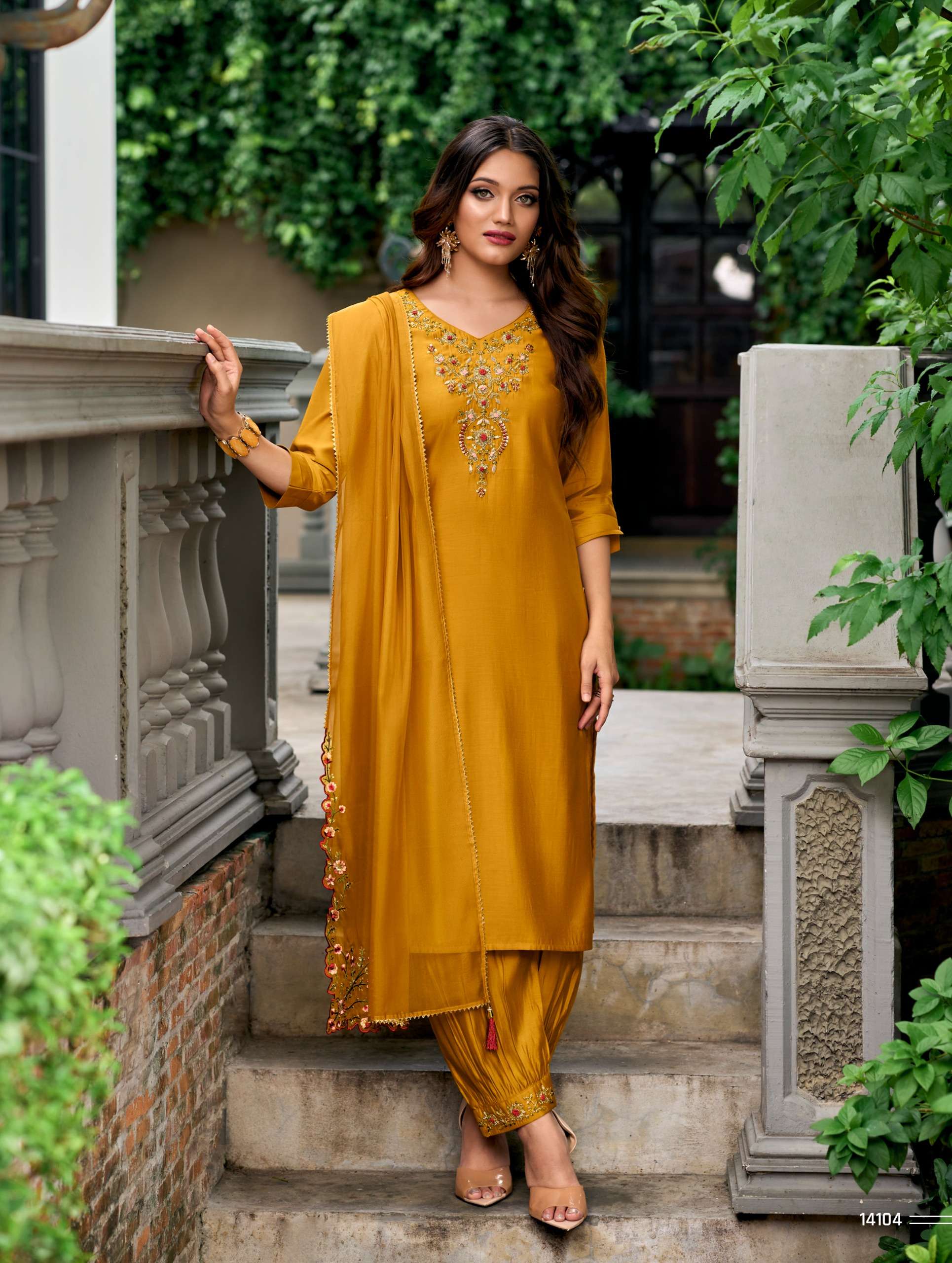 LILY &LALI PRESENTS NEW CATLOUG AFGHANI DESIGN NO.14104