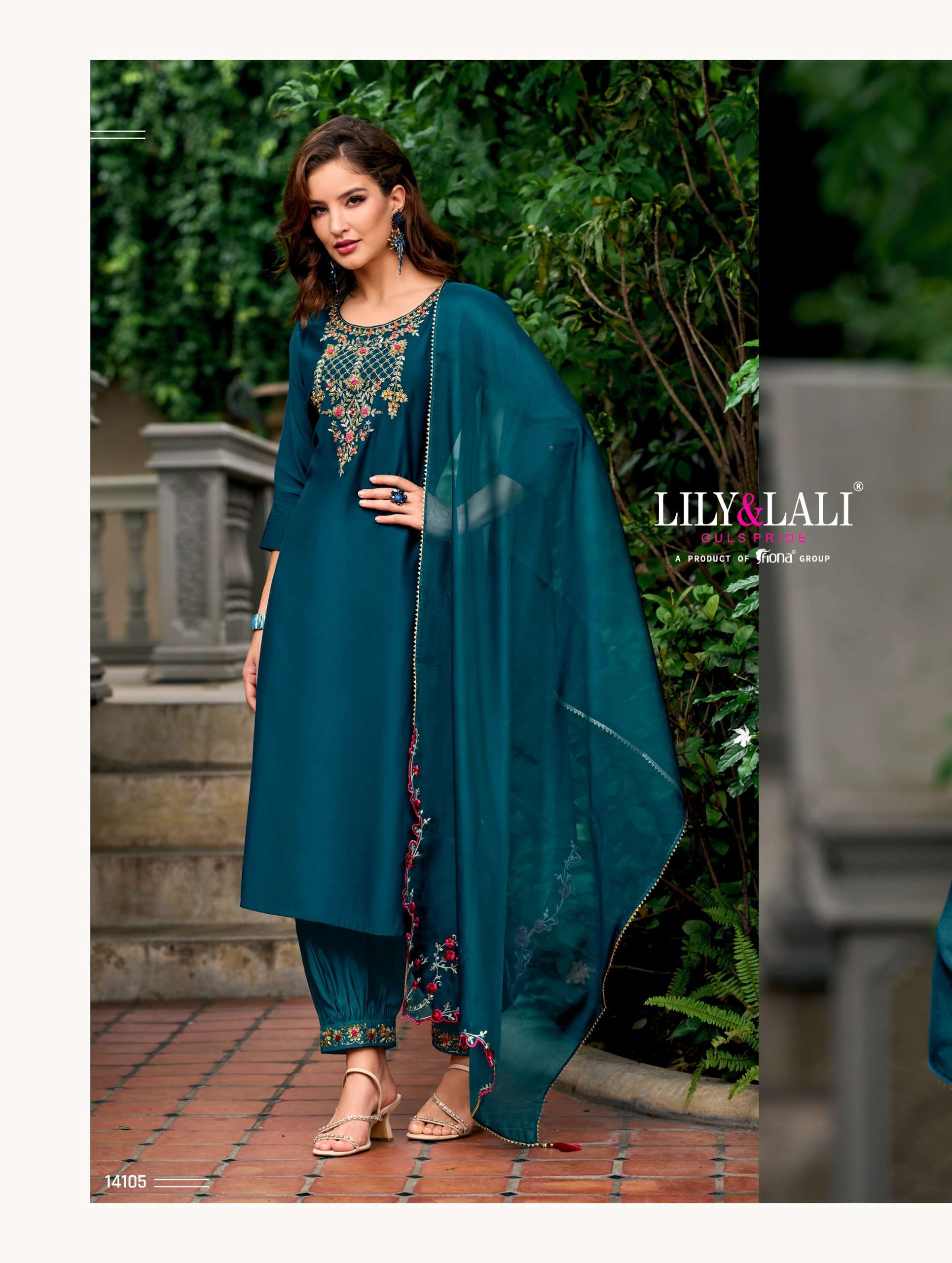 LILY &LALI PRESENTS NEW CATLOUG AFGHANI DESIGN NO.14105