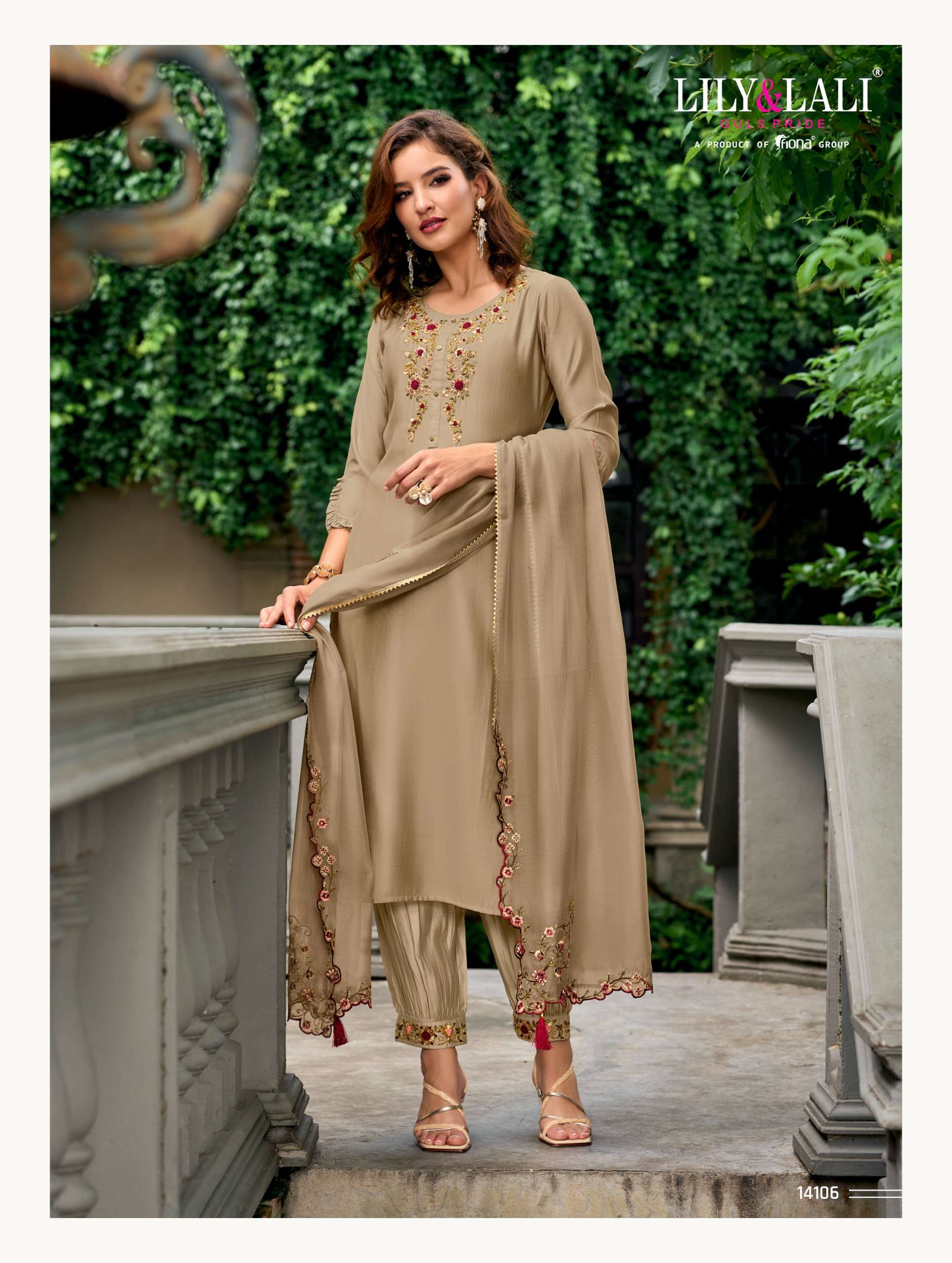 LILY &LALI PRESENTS NEW CATLOUG AFGHANI DESIGN NO.14106