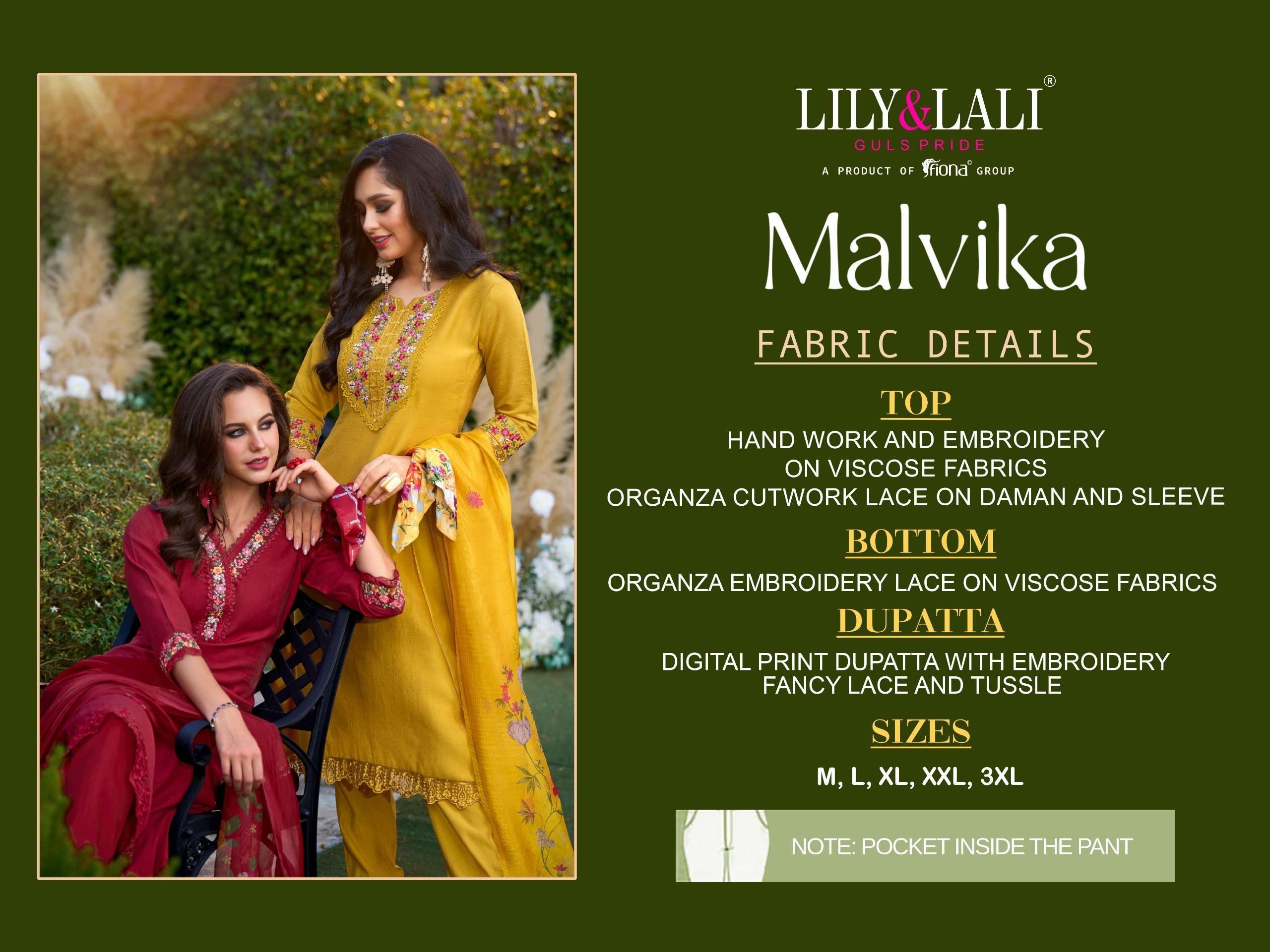 LILY &LALI PRESENTS NEW PREMIUM CATLOUG MALVIKA