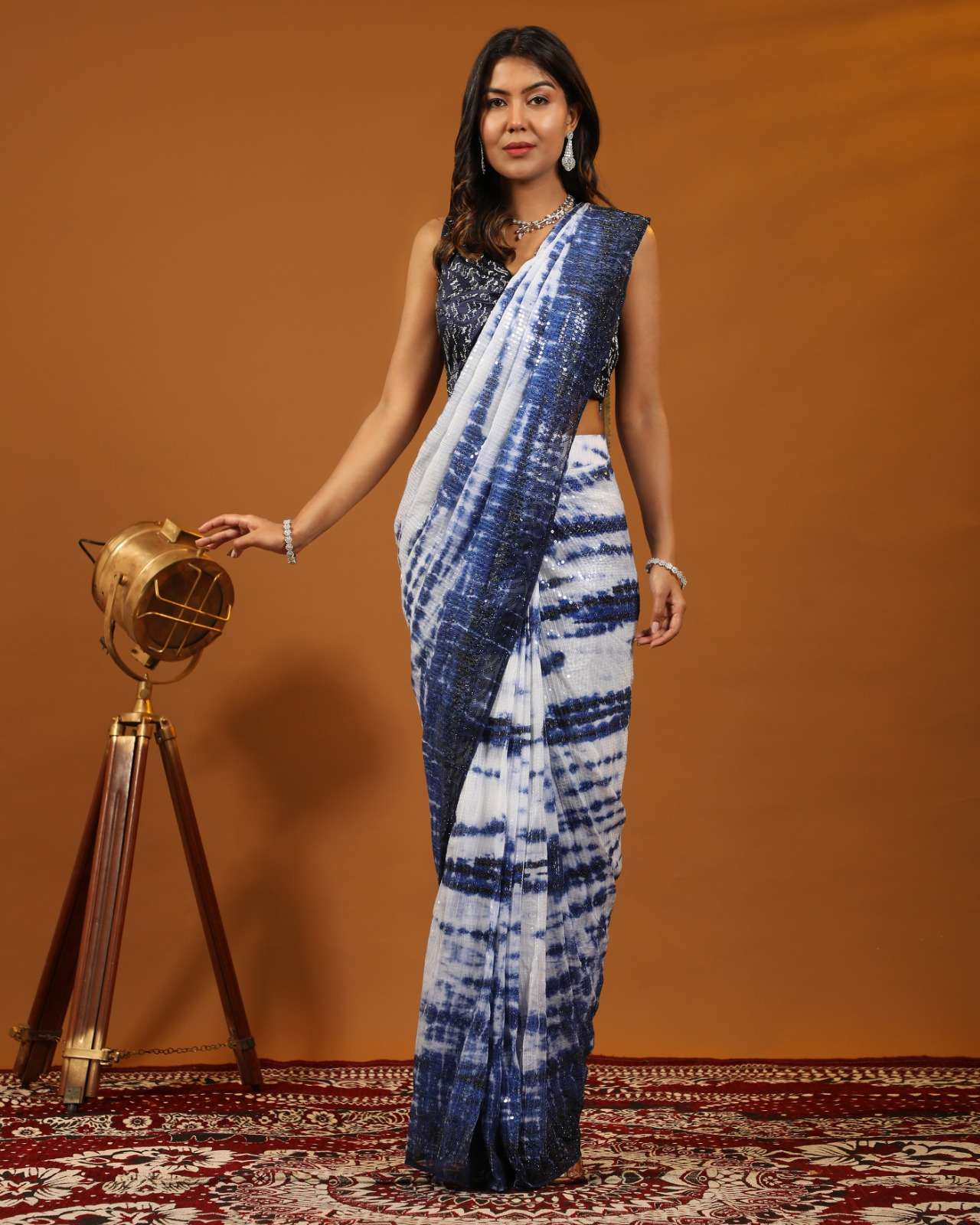 LUCACCI DESIGNER LAUNCH NEW CATALOUGE  BLUE & WHITE COLOUR 