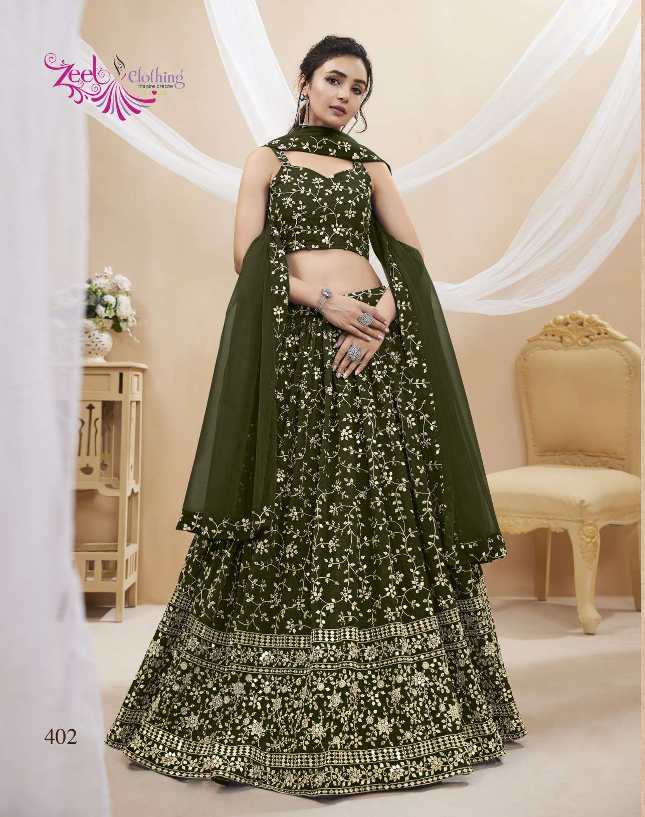 LUCACCI DESIGNER LAUNCH NEW CATALOUGE RUHANA VOL-1 DESIGN NO.402