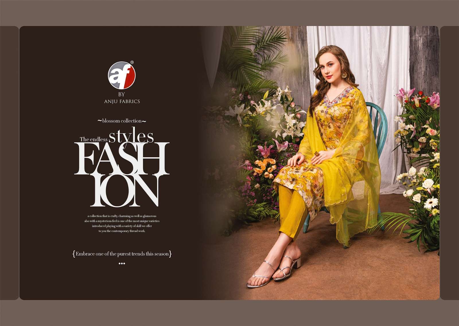 NAZAR VOL 5 KURTI PANY WITH DUPATTA LAUNCHED BY ANJU FABRICS