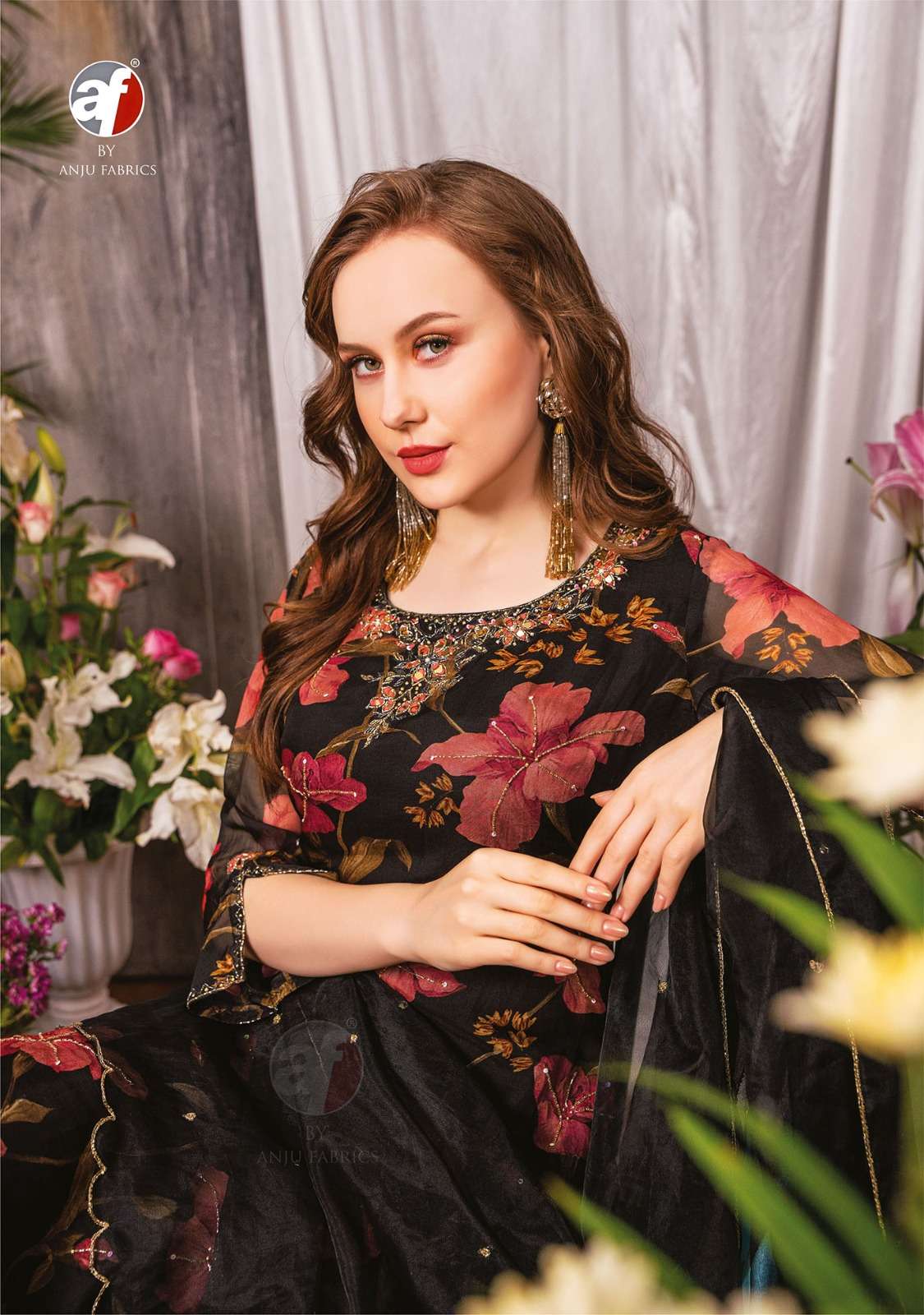 NAZAR VOL 5 KURTI PANY WITH DUPATTA LAUNCHED BY ANJU FABRICS