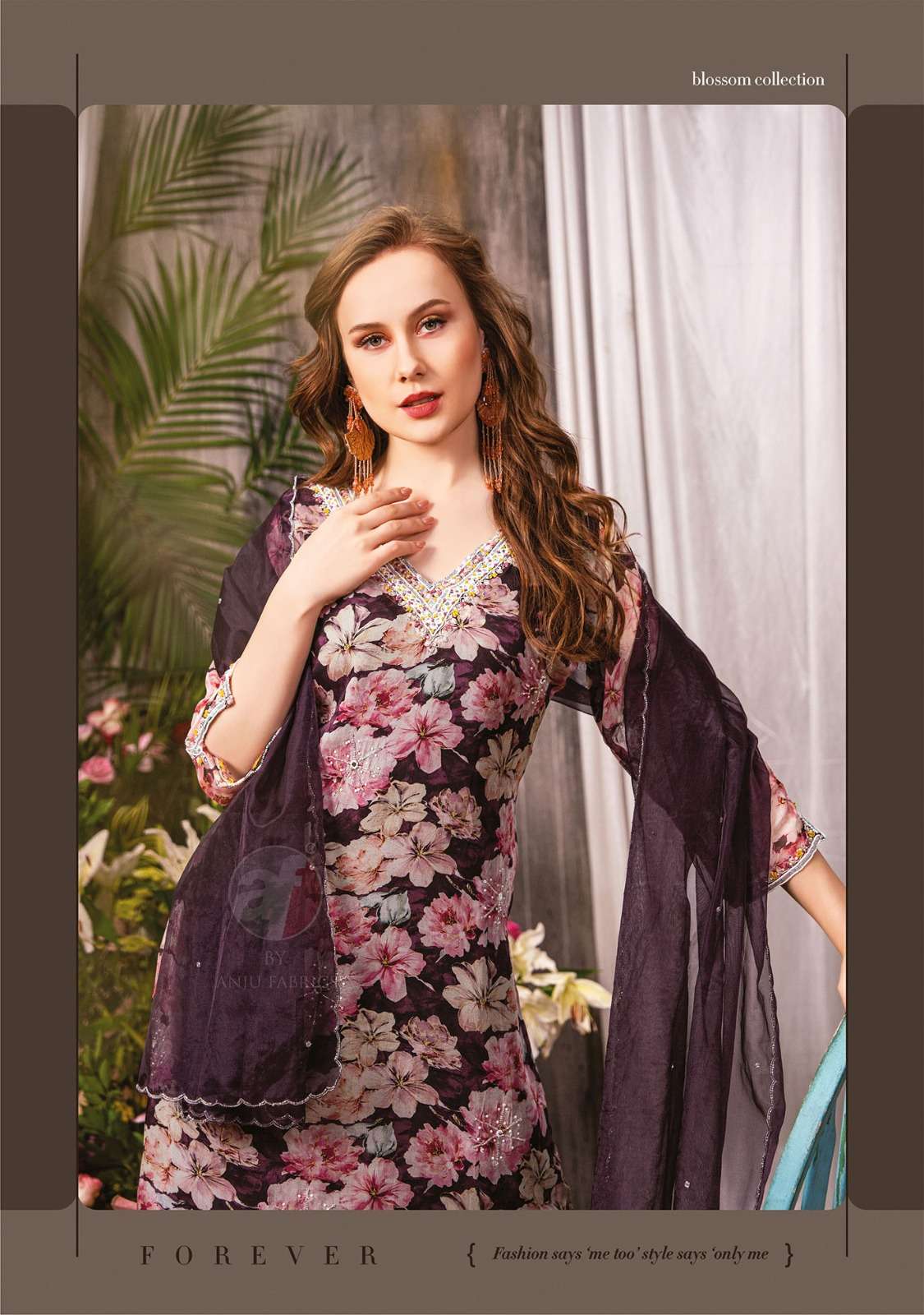 NAZAR VOL 5 KURTI PANY WITH DUPATTA LAUNCHED BY ANJU FABRICS