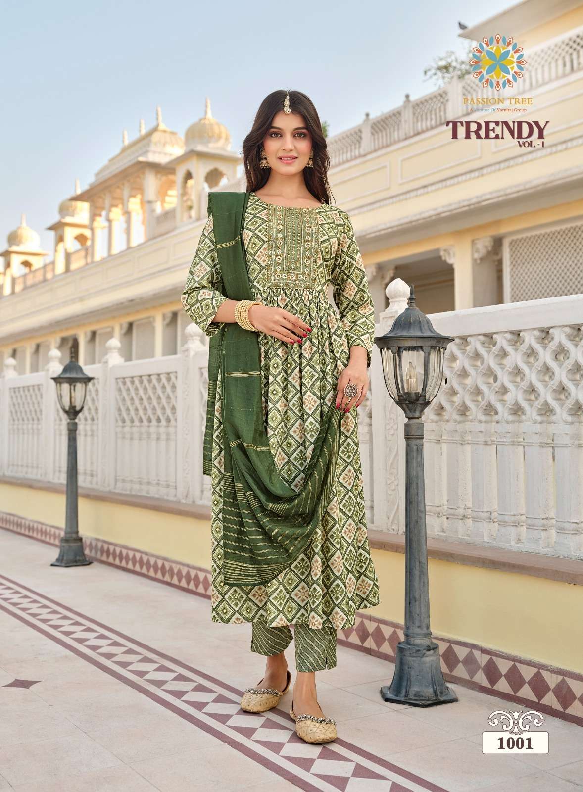 NEW LAUNCH KURTI WITH PANT AND DUPATTA BY PASSION TREE