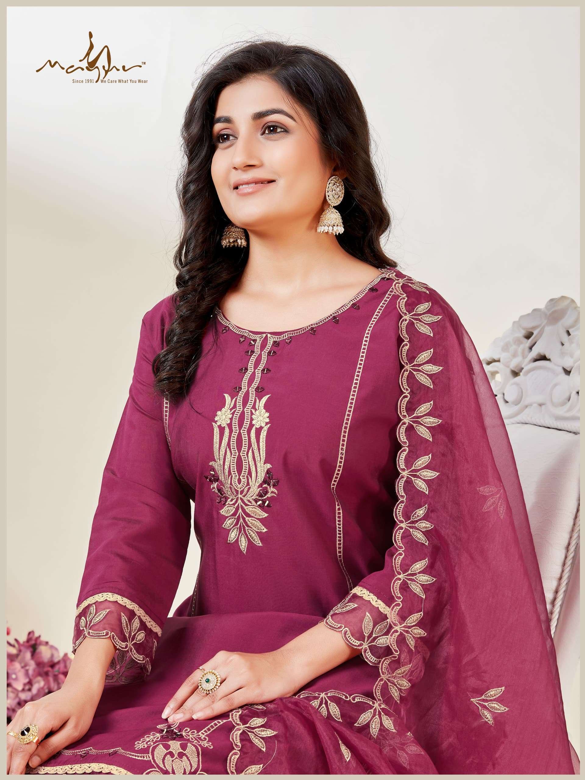 NEW LAUNCHED KURTI WITH PANT AND DUPATTA BY ROMANO