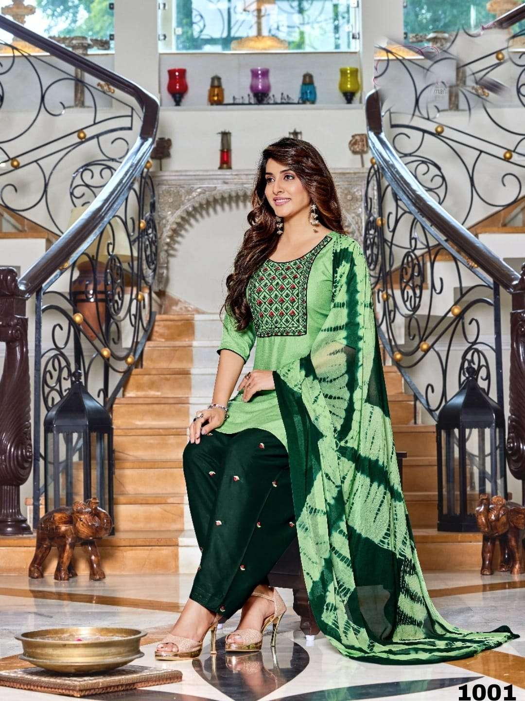 PAAVI LAUNCH NEW CATALOUGE PANKH VOL-3 DESIGN NO.1001