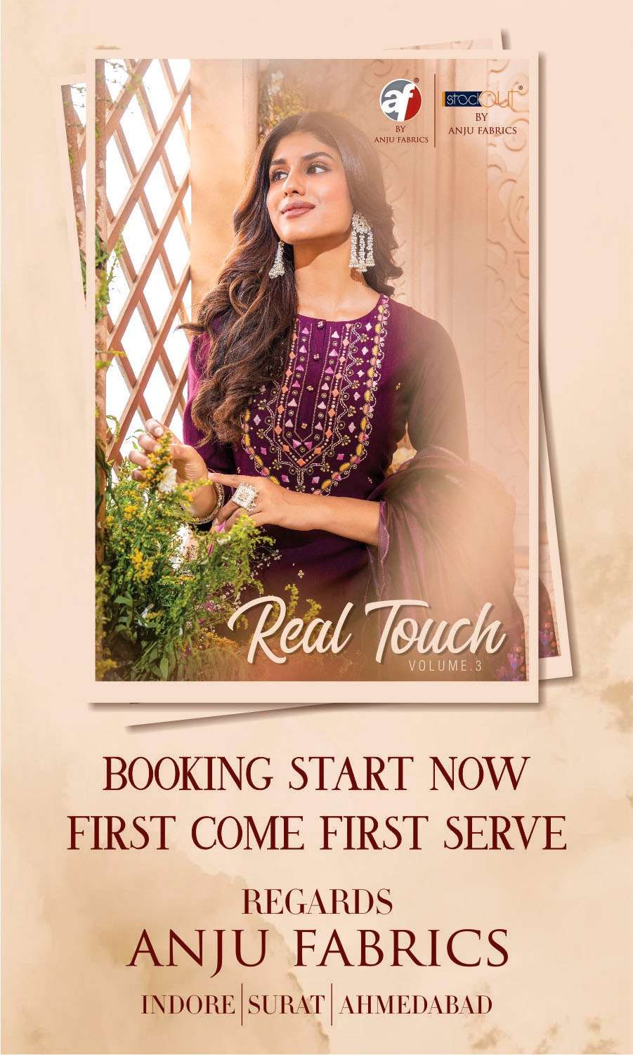 REAL TOUCH VOL 3 LAUNCH BY ANJU FABRICS 