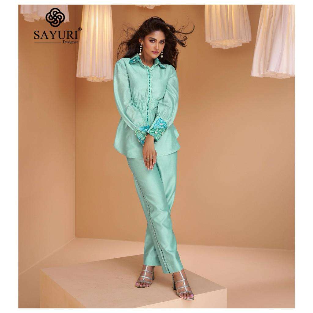 SAYURI DESIGNER PRESENT NEW CATLOUG KUNDAN. SKY BULE COLOUR