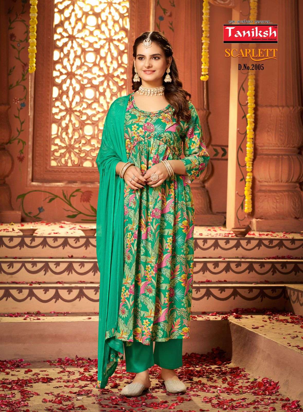 TANIKSH BRAND LAUNCH NEW CATLOUG SCARLETT VOL-2 DESIGN NO. 2005