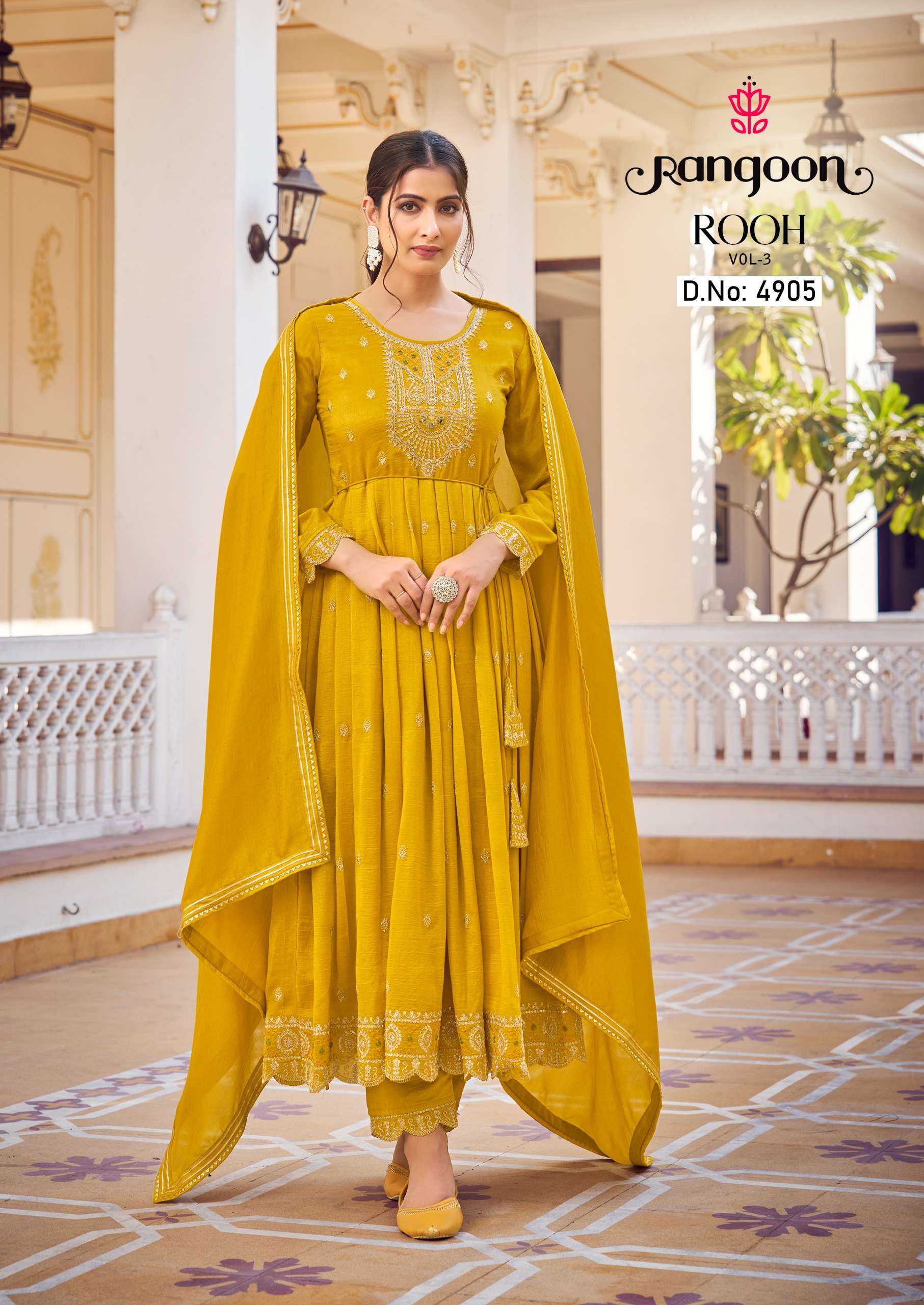 TOP-BOTTOM & DUPATTA ROOH VOL-03 CATALOUGE BY RANGOON
