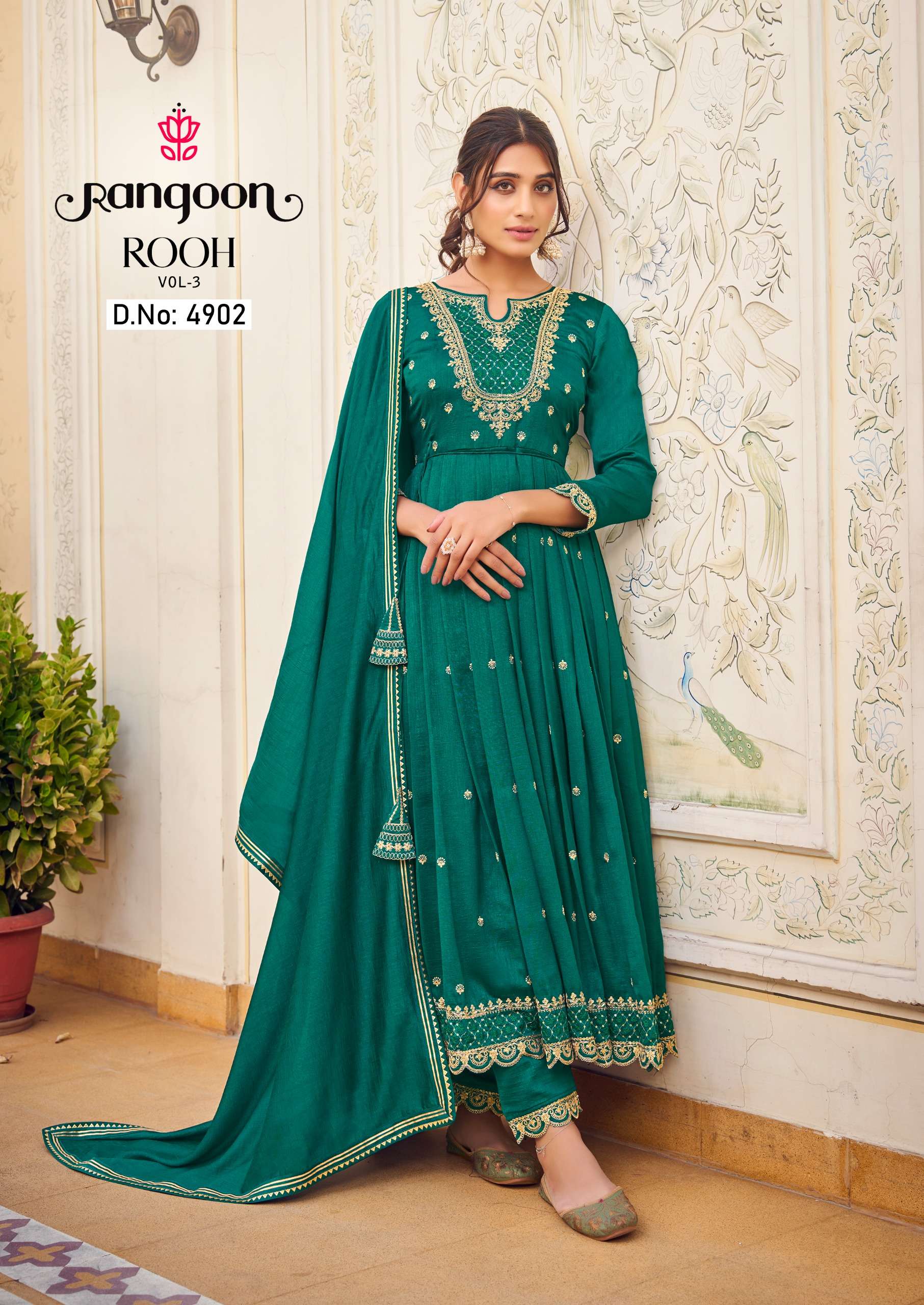 TOP-BOTTOM & DUPATTA ROOH VOL-03 CATALOUGE BY RANGOON