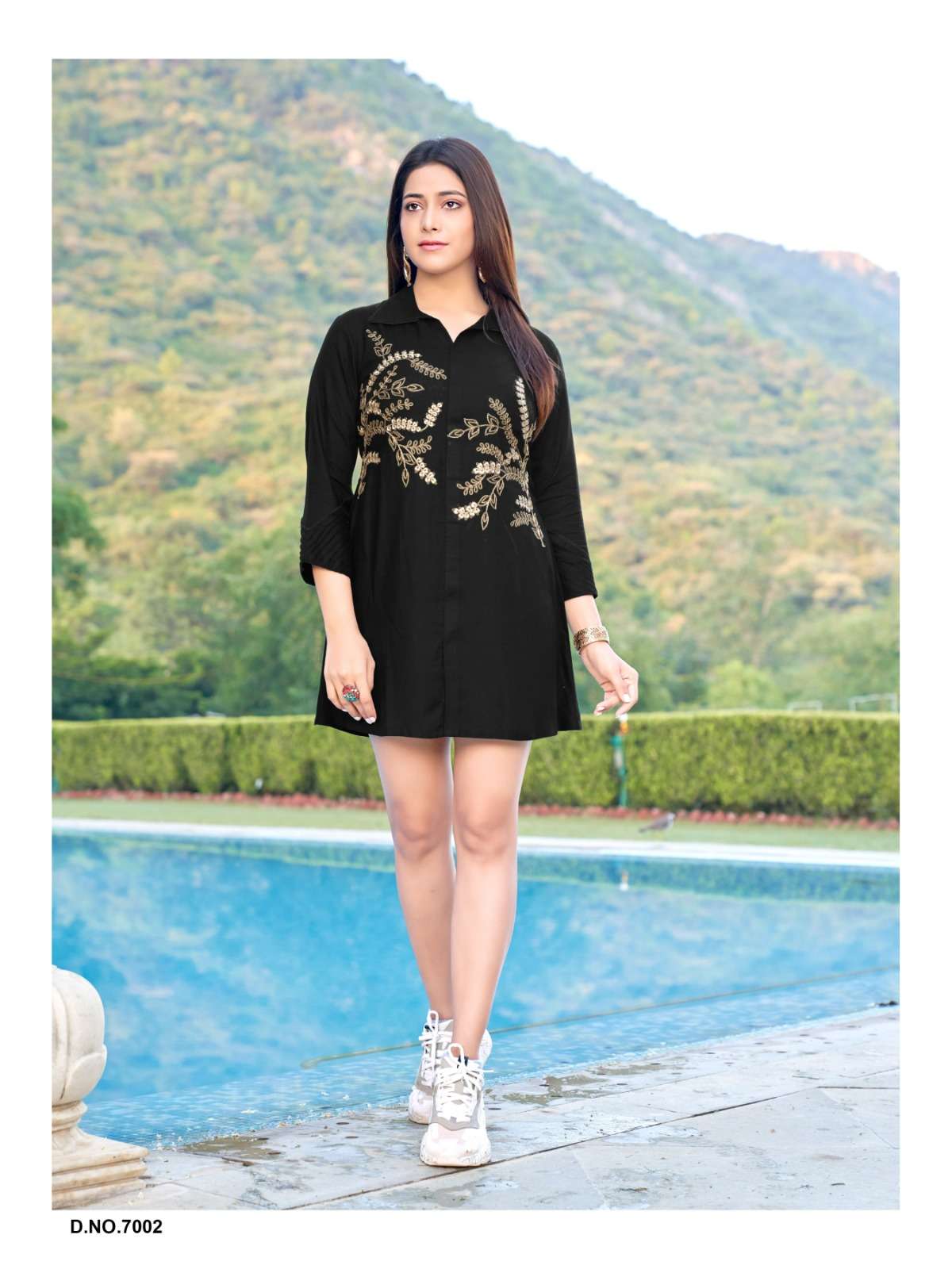 V. Raaji Launched New Long Top  Catalogue WHOLESALER