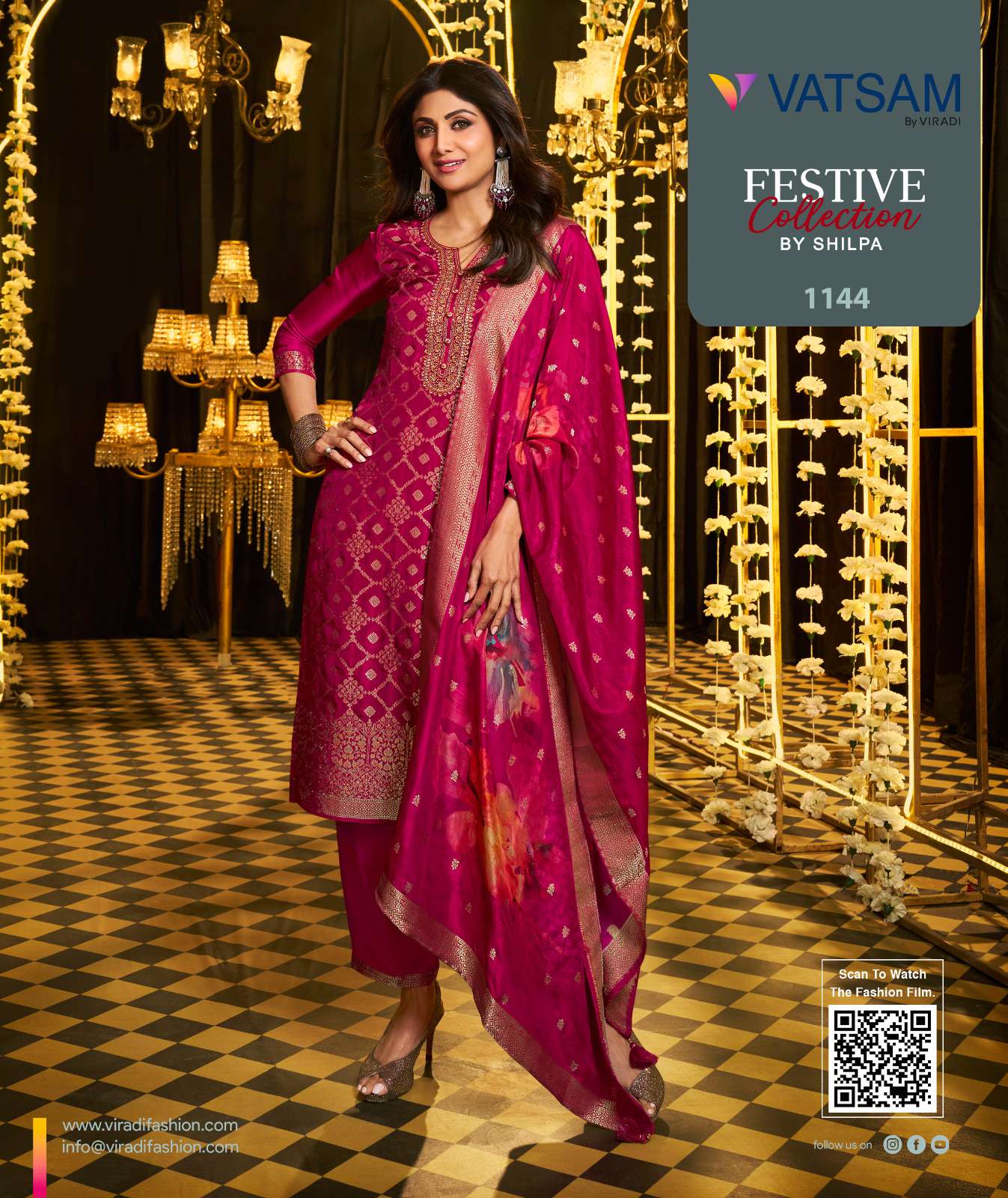 VATSAM LAUNCH NEW CATALOUGE FESTIVE COLLECTION BY SHILPA DESIGN NO.1144