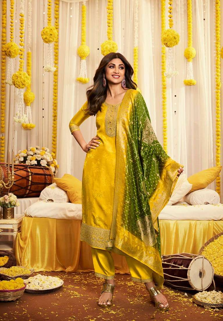 VATSAM PRESENTS  NEW CATALOUGE HALDI COLLECTION _ SHILPA  DESIGN NO. 1232